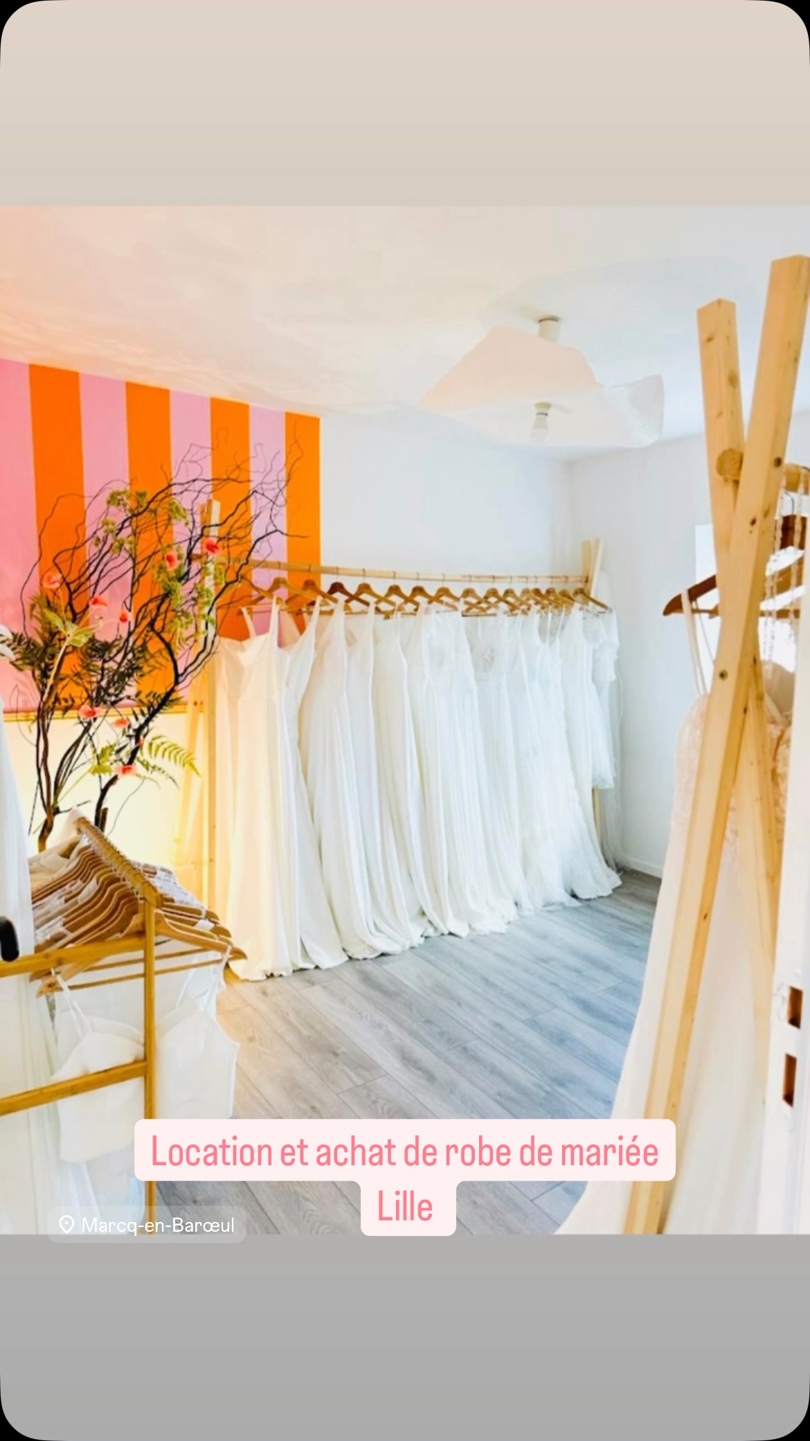 Location et achat de robe de mariée à 5 min de Lille, de l’intemporel, de l’élégance 🌸☀️#mariage #robedemariee #location #surmesures