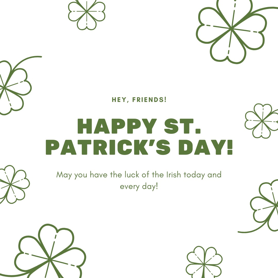 🍀Happy Saint Paddy's Day Y'all! 🍀
Pardners Cafe Hours
Open: Mon. - Fri.
Closed: Sat. & Sun.
#happystpatricksday🍀 #stpatricksday #stpaddysday #luckoftheirish🍀
