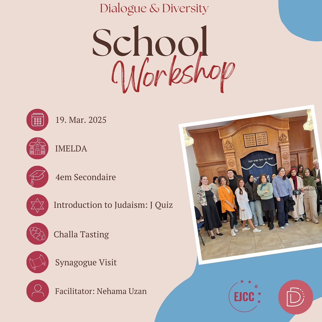 Yesterday, we had the wonderful opportunity to welcome a group of students from IMELDA for a visit to the synagogue.