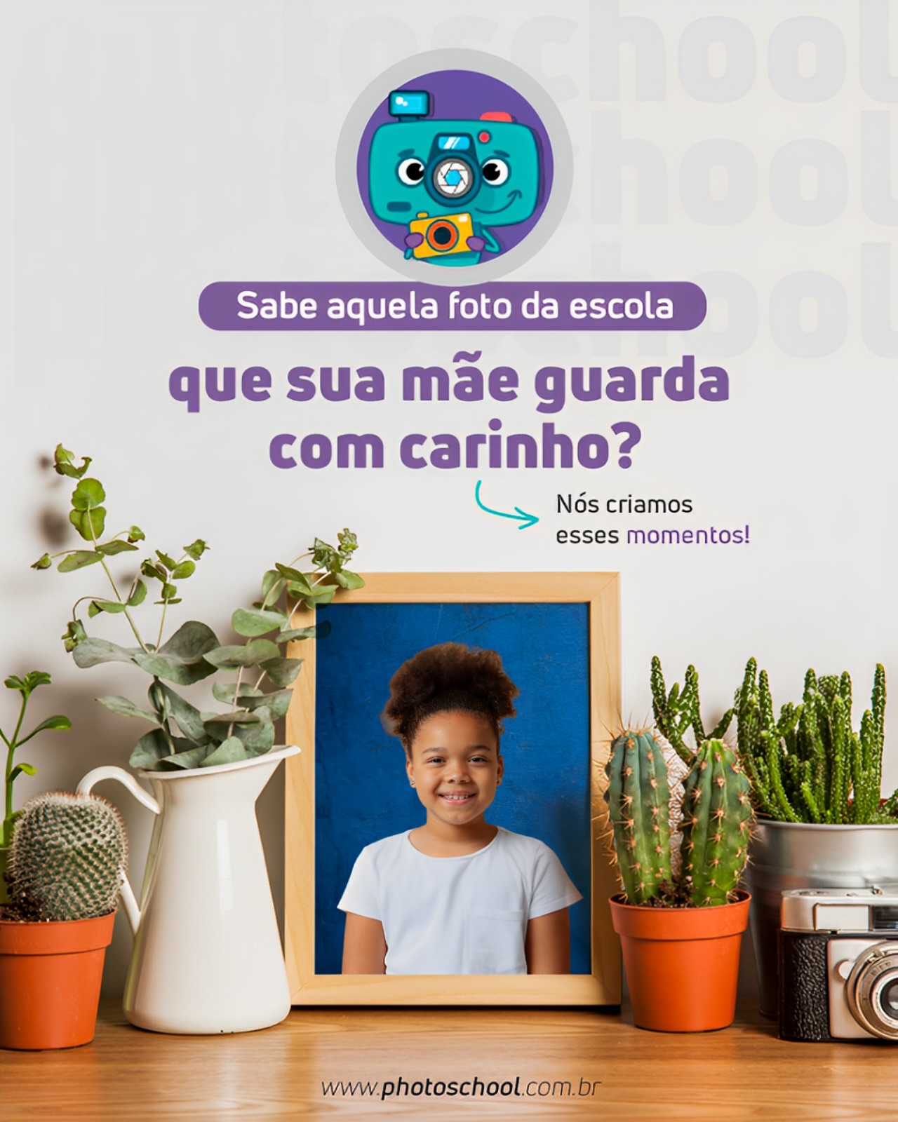 Fotos que contam histórias! 📷💜
A infância passa rápido, mas os momentos vividos na escola merecem ser eternizados! Na PhotoSchool, oferecemos ensaios fotográficos personalizados para escolas, garantindo registros de qualidade que emocionam e ficam guardados para sempre.
Com cenários exclusivos e uma experiência divertida para os alunos, criamos lembranças que encantam famílias e fortalecem laços! 📚
📍 Quer essa experiência na sua escola? Fale com a gente.
.
.
.
.
#PhotoSchool #FotografiaEscolar #MomentosEspeciais #MemóriasQueDuram #FotoDeEscola