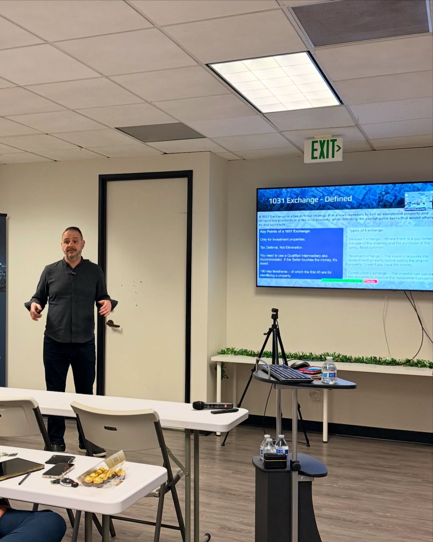 “Big thanks to @zoumberosteli for breaking down the basics of a 1031 Exchange for the folks in the @kwcoastalproperties office. 🔄🏢 This tax strategy can be a game-changer for investors looking to defer capital gains.💰📈 Stelios thanks for sharing your expertise! #commercialrealestate #commercialbroker #1031exchange #taxstrategy #kwcommercialsocal