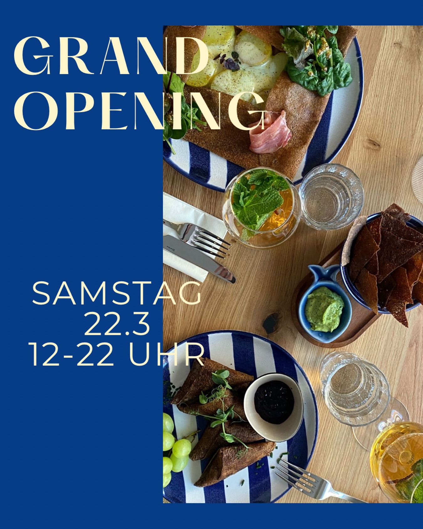 Am Samstag den 22.3.25 ist unsere offizielle Eröffnung! 🎊
Komm im Streifenlook und es wird eine kleine Aufmerksamkeit geben ✨
Unser kleiner Laden hat nur begrenzt Plätze, reserviere gerne bei uns vor! :)
Ihr könnt über unsere Website reservieren.
✍️ www.brezam.de
Wir sind von 12-22 Uhr für euch da (Küche bis 21 Uhr)
Wir freuen uns über jeden der vorbeikommt! ☺️
#lüneburg #opening #crêperie #galettes #café