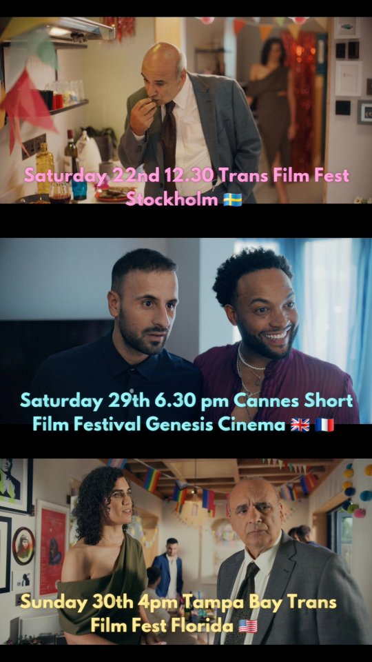 š„ This month, you can catch @koupepiafilm in 3 film festivals around the world :
š
Saturday 22nd March 12.30 at @transfeststockholm in Sweden šøšŖ
š
Saturday 29th March 6.30pm at @genesiscinema
for the Cannes Short Film Festival British edition š¬š§š«š·
š
Sunday 30th March 4pm at @tbtransfilmfest
Florida šŗšø
" Koupepia is changing the LGBTQ narrative from tolerance to acceptance to celebration " @bondoncinema
Koupepia, a story about love, acceptance and... food š³ļøāā§ļøš³ļøāšš¬š§šØš¾
Starring: @peter_polycarpou , @sxphia_vi, @alexandertheo, @nathvh1
Written by @sxphia_vi
Directed by @yorgo_glynatsis
Produced by antony_petrou_film_director @sxphia_vi @yorgo_glynatsis
Production company: @koupepiafilms @houseofglynatsis @11littlefilms @water_melon_films
Production manager @tane.Stevens
Production assistant @maria_busz
Trans on Screen Supervisor @username_alice.fr
1st AD @lyricbusk
2nd AD @ruby_phelan
Director of photography @nsafronova
1st Assistant camera @kristiana_zhekova
2nd Assistant camera @thejessicabainbridgeinsta
Art Director @bleiph
Art Assistant @nnaccant
Art Trainee @kaaattii
Costume designer @miamaxwell
DIT @elifgonen
Gaffer @neaspringer
Spark @fuxiao_1999
Sound Recordist @waverleyhudsonsound
Hair & Make Up @_katie_sfx
BTS Photographer @lexmelony
BTS Photographer @naomiomokhua
Editor @elifgonen
Sound Designer @sistagrl16
Music Composer @sistagrl16
Colourist @alexo.colour at @okaystudio
Assistant Colourist fraserstephen_ at @okaystudio
Post Production consultant @thekyriakosgeorgiou
Catering Jerk and Juice
Casting by @matilda_james
Featured artists: @santibabi, @miketelevantos @its.adrianrambla @arnaldostafa @queerbrownandmenopausal @well.zane @flashlingmope @michela_di_felice @tally_campbell
Featured art work by @rachaellhouse
Partners: @koupeslondon @transonscreen
Equipment provided by @11littlefilms and @weareshift4
BTS picture by @lexmelony & @naomiomokhua
#shortfilm #LGBT #LGBTshortfilm #cypriotshortfilm#koupepia
