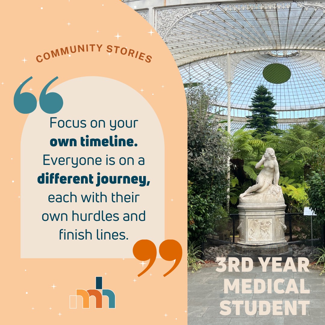 💭COMMUNITY STORY💭
Hear from a third-year medical student about how they navigate the emotions of celebrating a win.
#mindhealth #celebrating #managingemotions #achievements #mentalhealth #mentalwellbeing #medicine #medicalstudents #selflove