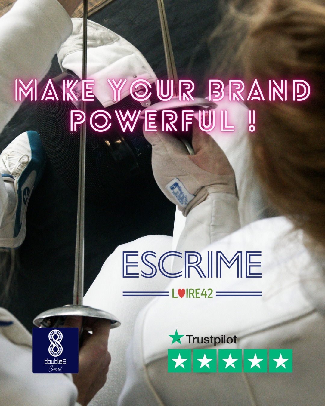 Découvrir l’escrime 🤺 et ses valeurs avec Laïla, Présidente du comité Escrime Loire 42 aura été une chance pour nous.
Les nombreux échanges avec elle ont inspiré ce logo, tout en simplicité, à la fois un trait guide mais aussi un labyrinthe que les pratiquants empruntent pour se frayer un chemin dans la vie et mieux vivre leur vie, quel que soit leur âge, leur condition ou leur état de forme.
Au delà du sport et de la discipline d’excellence, l’escrime dans la Loire est un facteur d’inclusion, de partage et de cohésion sociale incroyable.
Merci à cette association pour le travail accompli, il reste encore tant à faire pour une société apaisée et respectueuse de tout un chacun.
#double8_conseil #escrime #escrimeartistique #escrimeloire42 #escrimesanté #escrimeur #escrimesabre #escrimefleuret #escrimesansfrontieres #scherma #fencing #fechten #conseilsmarketingdigital #bienveillance #conseilenimage #conseilmarketing #followme #frenchmagician #design #branding #brandingdesign #logo #logodesigner #logodesignservices #logotypes #logotype #logodesigns