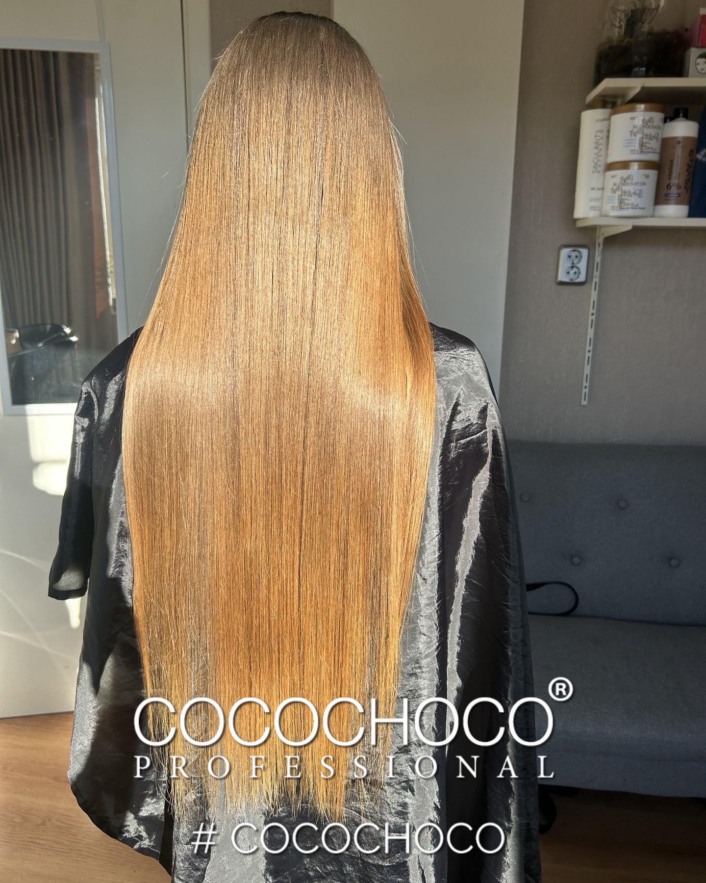 @hair_bynati 🔥🔥
#cocochoco #cocochocogold #cocochocogold24k #cocochocoprofessional #cocochocokeratin #cocochocokeratintreatment #cocochocosalon #haircare #straightenhairstyle #keratintreatment #smoothhair #foryoupage❤️ #hairstraightening #straighthair#silky