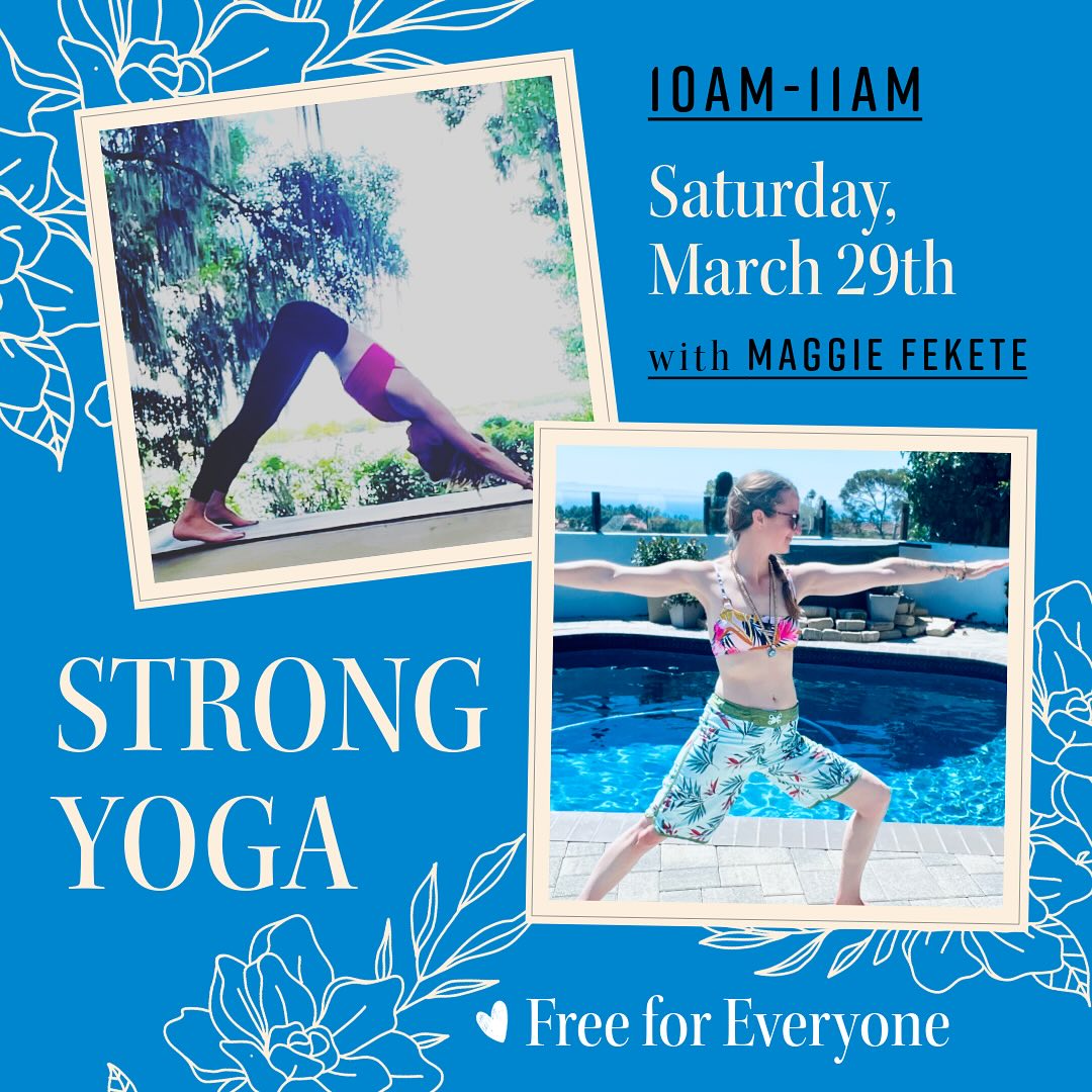 💪Join us for this Complimentary Strong Community Yoga Class!
🦴 In this experience, learn how yoga can serve as a form of strength training; toning the body and improving your bone health!
📋Class Structure, for your viewing pleasure:
-10-minute warm-up 🔥
-20-minute strength building sequence🦵
-10-minute cool down 🧊
-15-minute guided relaxation and a mindfulness meditation (cozy blankets and aromatherapy will be offered)🪷
-5-minute sit, guided breathwork🧘🏻♀️
👥During Private Yoga appointments, weights can be added to this sequence for added strength training.
⁉️Desire to learn more about scheduling Private Yoga?
👉Click 🔗 in bio!
🧵🪡Classes are tailored to meet the needs of those in attendance!
📲Contact @maggie.fekete with any questions and/or special requests!
🚗Park in the Neil Ave Garage and bring your parking 🅿️ ticket in for a friendly validation!
🌷Free Spring Gift for All – Registration Required!
👉🔗Link in bio for a fast 💨 connection to learn more & register for this Community Event, Strong Yoga with @maggie.fekete!
arenaathletic.com/classes-schedule/
🫶🙏🙇♀️Namaste