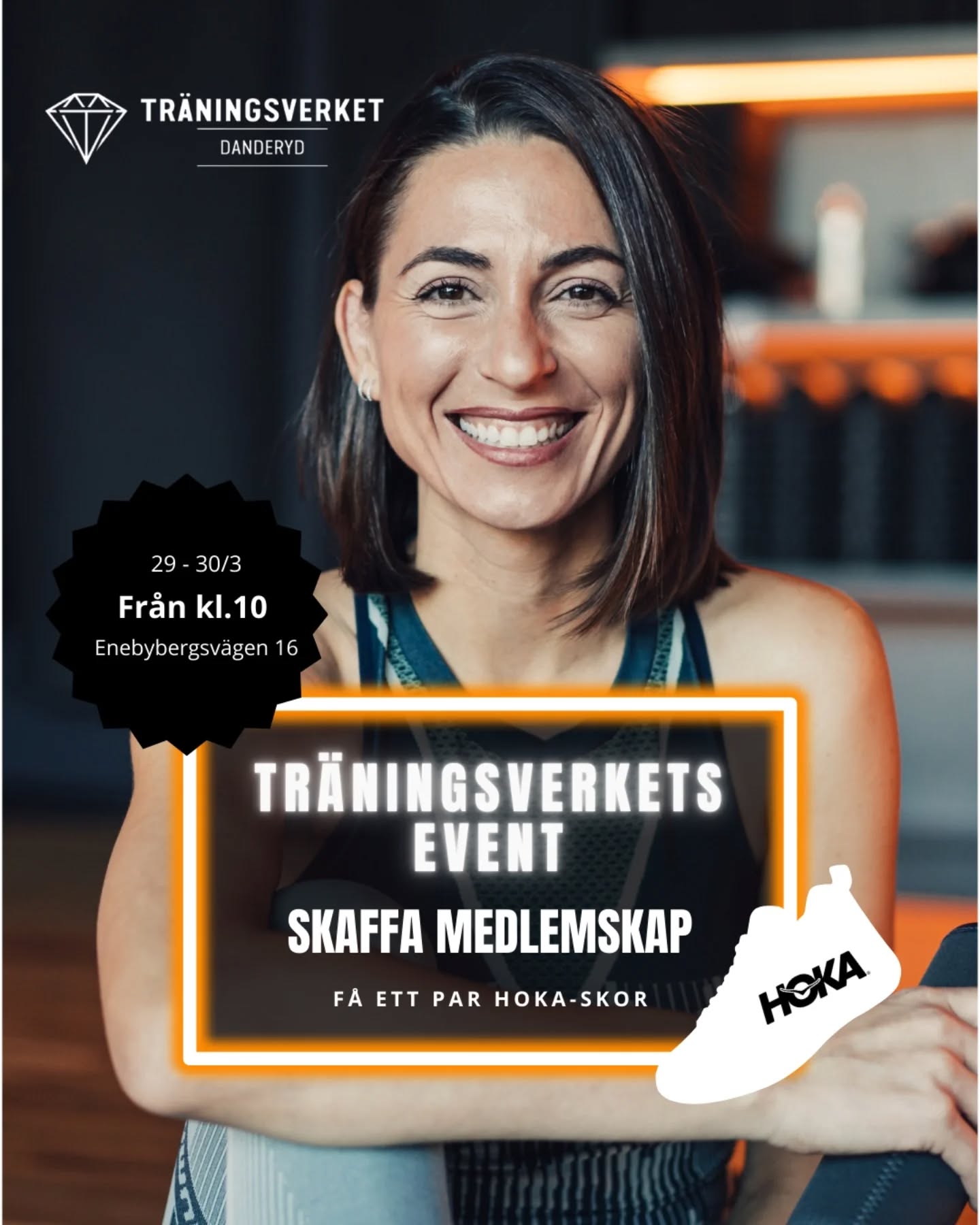 Kom och upplev energin hos oss under en helg fylld med träning, gemenskap och exklusiva erbjudanden! Lör & sön 29-30/3, från kl.10.00 - Ingen föranmälan behövs – bara att dyka upp!
🔥 VI ÖKAR TRÄNINGSGLÄDJEN MED EXTRA MYCKET GRUPPTRÄNING HELA HELGEN
💥 SPECIALERBJUDANDEN
✅ Teckna 12 månader, få ett par Hoka löparskor på köpet (värde ca 2.000:-)!
✅ Ungdomar: 3 månader för endast 399 kr/mån (autogiro) ✅ 30 min Kiropraktor behandling, lör kl.10-15, 499:-
🍾 Restaurang La Choupette bjuder på bubbel & godsaker!
🏋Besök av bl.a Poseidon Gymwear
📍 Var? Enebybergsvägen 16 - 2h fri parkering
Kom och testa våra pass, träffa vårt team och upplev träningsglädjen!
Hoppas att vi ses! 💪🔥
#träningsevent
#event
#öppethus
#träningsverketdanderyd
#gymdanderyd
#gym
#danderyd
#mörby
#enebyberg