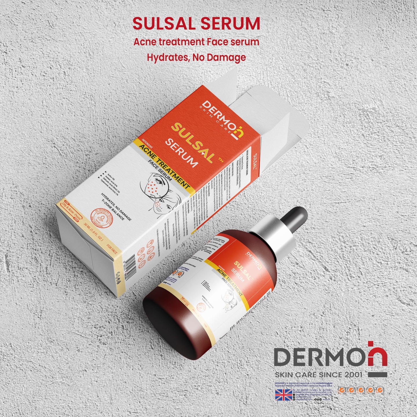 SULSAL ACNE TREATMENT SERUM:
SULSAL Serum is a powerful, fast-absorbing acne treatment designed to clear breakouts and prevent new blemishes. It unclogs pores and reduces acne-causing bacteria, helping to improve skin texture and clarity. This lightweight formula gently exfoliates dead skin cells, promoting smoother, healthier skin without irritation. Enriched with hydrating ingredients, it keeps the skin moisturized and balanced, making it an effective solution for acne-prone skin that also supports overall skin health.
————
#DERMOiN #SULSAL #SULSAL_CLEANSING_GEL #sulsal_soap #SULSAL_SERUM #NROMSI #NORMSI_CLEANSING_GEL #DRYSEN_CLEANSING_GEL #HYDRA20 #HYDRA20_CREAM #HYDRA20_SYNDET_BAR #HYDRA20_SOAP #SULSAL_SHAMPOO #SULSAL_SYNDET_BAR #DEMYCO #DEMYCO_SHAMPOO #DEMYCO_SYNDET_BAR #DEMYCO_SOAP #acne #Moisturizing #SensitiveSkin #oilyskin #normalskin #acnetreatment #dryskin #ClearSkinJourney
#glowingskingoals
#acnefreeskin #Dandruff #hairLoss