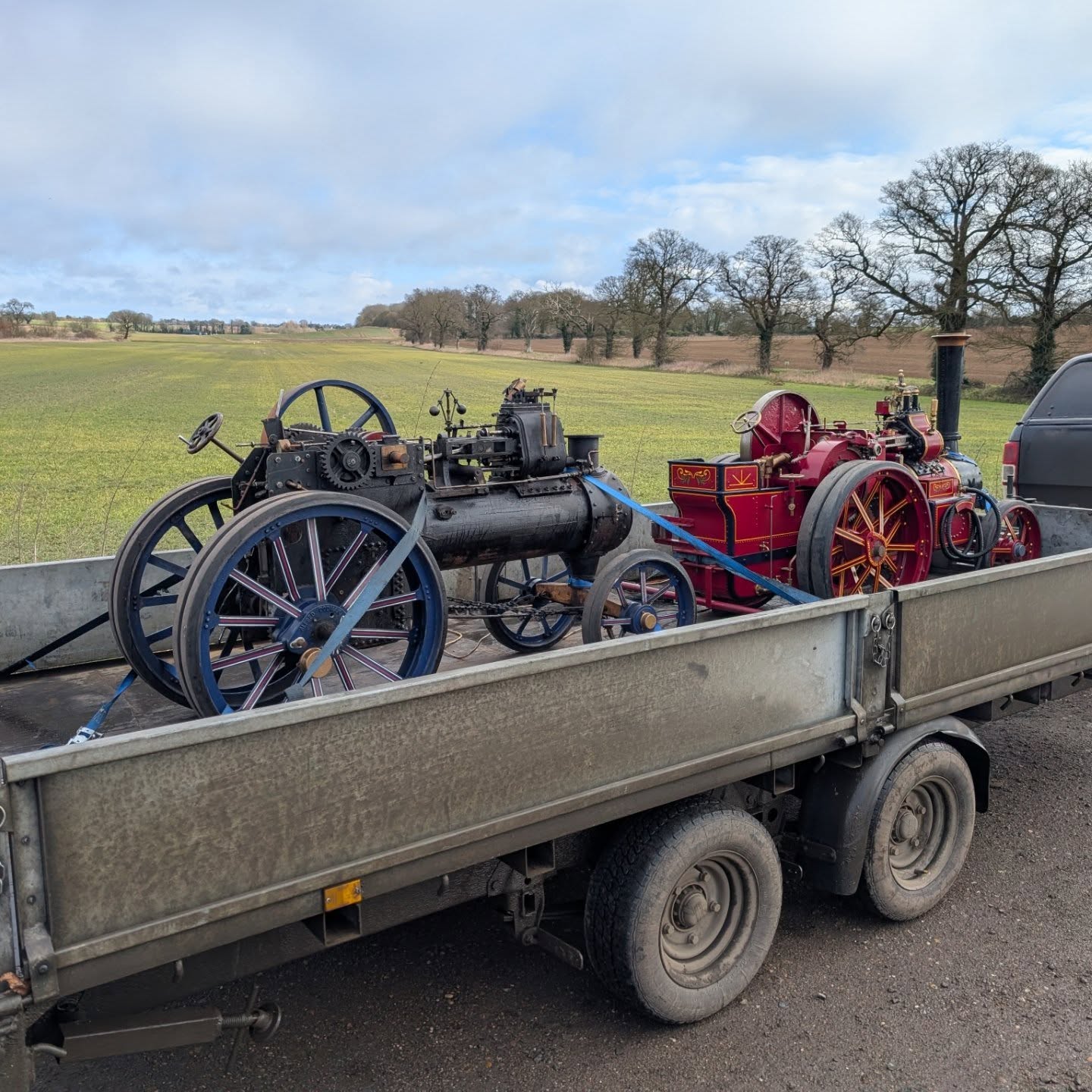 The sun is shining and things are getting busy! Two types of SCCs off to a new owner and in return we got a 4" Foster, Royal Enfield and a little Loco! The bike and loco sold the day after they got back to the yard but the Foster has just been listed on the website, a bit of work needed but the best bit is it has a brand new CE marked boiler just fitted!
For full details please see www.legacyvehicles.co.uk/miniatures
.
.
#miniaturesteam
#tractionengine
#modelengineering #royalenfield #steamengine #miniaturelocomotive