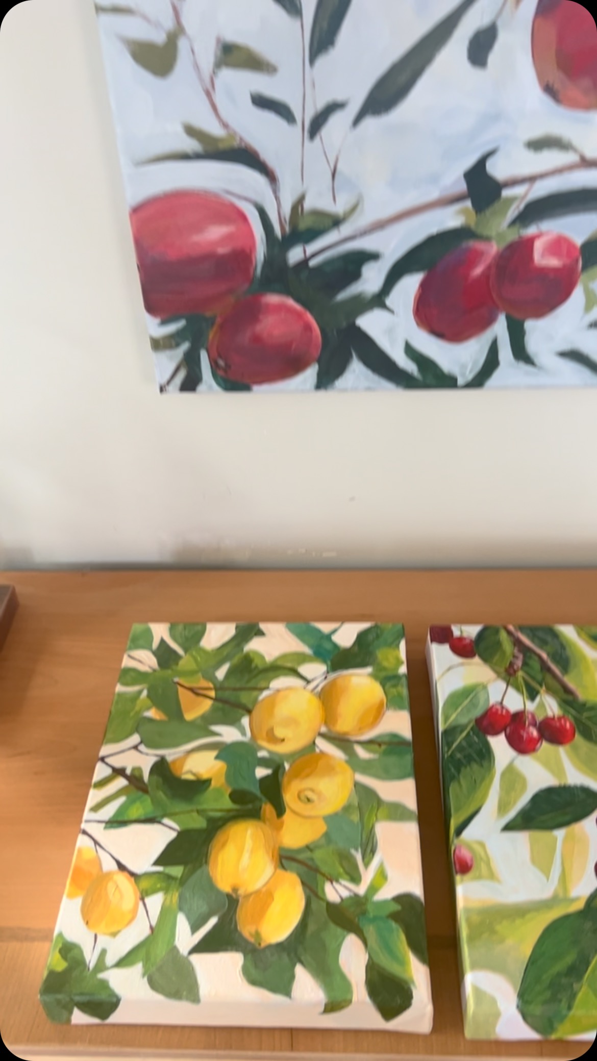 It’s been awhile! Happy Spring! I thought a quick about/update might be good place to begin at the start of this new season.
My quick intro painting story:
Hi, I’m Rachael. I was a very creative and imaginative child (as many of us are!). I really connected to painting, though, when I took my first acrylic painting class in college. From that point on, decorating each place I moved to always meant painting more paintings.
After I had my son, the paintings slowly increased. A few years back, I started selling art (paintings and macrame) and refinished furniture…this really took off and was so much fun! This was mainly what I shared here.
A quick update:
This past year, life changes spurred a rethinking/slowing down of the more physically demanding work and fostered a much deeper exploration and commitment to my (painting) art.
A new adventure has begun. My plan is to share that here. Not as a perfect package but as a creative adventure that I am excited about and learning so much on. I hope you will join me (or check in every once in a while). I’m sharing some of what I’m currently working on. It’s all the beautiful things I’m looking forward to as the light and warmth returns! Happy Spring!