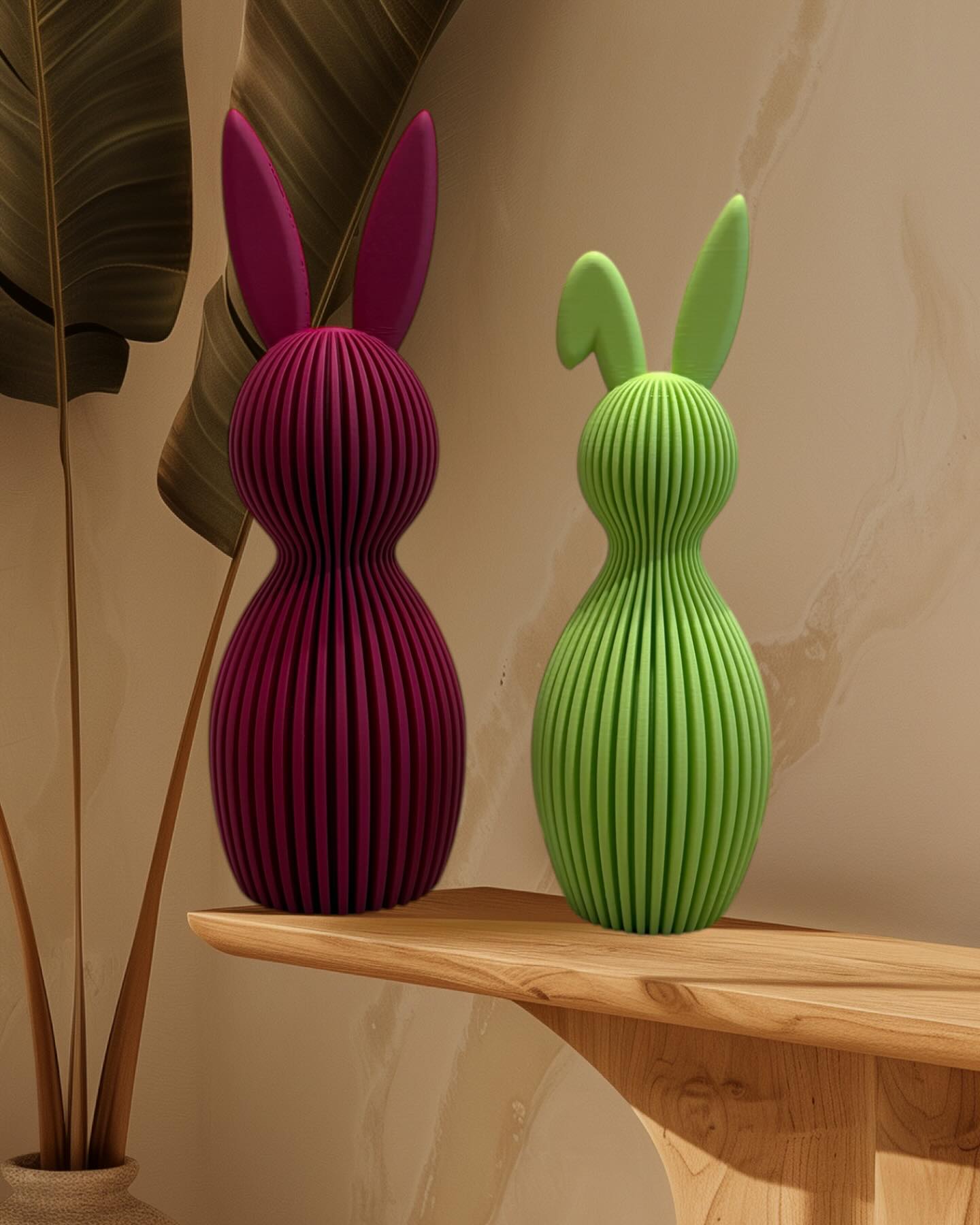 Mama-Hase ist jetzt auch der Hasen-Familie beigetreten mit süßem abgeknicktem Ohr. Aber nicht nur der Hase ist neu, sondern auch 2 neue Farben für euch, Pflaume und Apfel-Grün ! 🐰 #ostern #osterhase #3dprint #3d #easter #green #pflaume #fyp #dekoration #2025