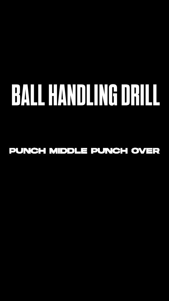 "Many are the plans in the mind of a man, but it is the purpose of the Lord that will stand."
- Proverbs 19:21
•
•
•
•
•
BALL HANDLE DRILL: Punch Middle Punch Over
Great drill for single hand control and ball manipulation.
Start with your weak hand.
Pound the ball and immediately bring it between the two basketballs in front of you. Without picking up the ball or stopping your motion, bring the ball back to our original "punch", then guide the ball across your body to the outside of the right ball.
Tempo: "Punch -- Middle -- Punch -- Over"
Repeat for 30 seconds.