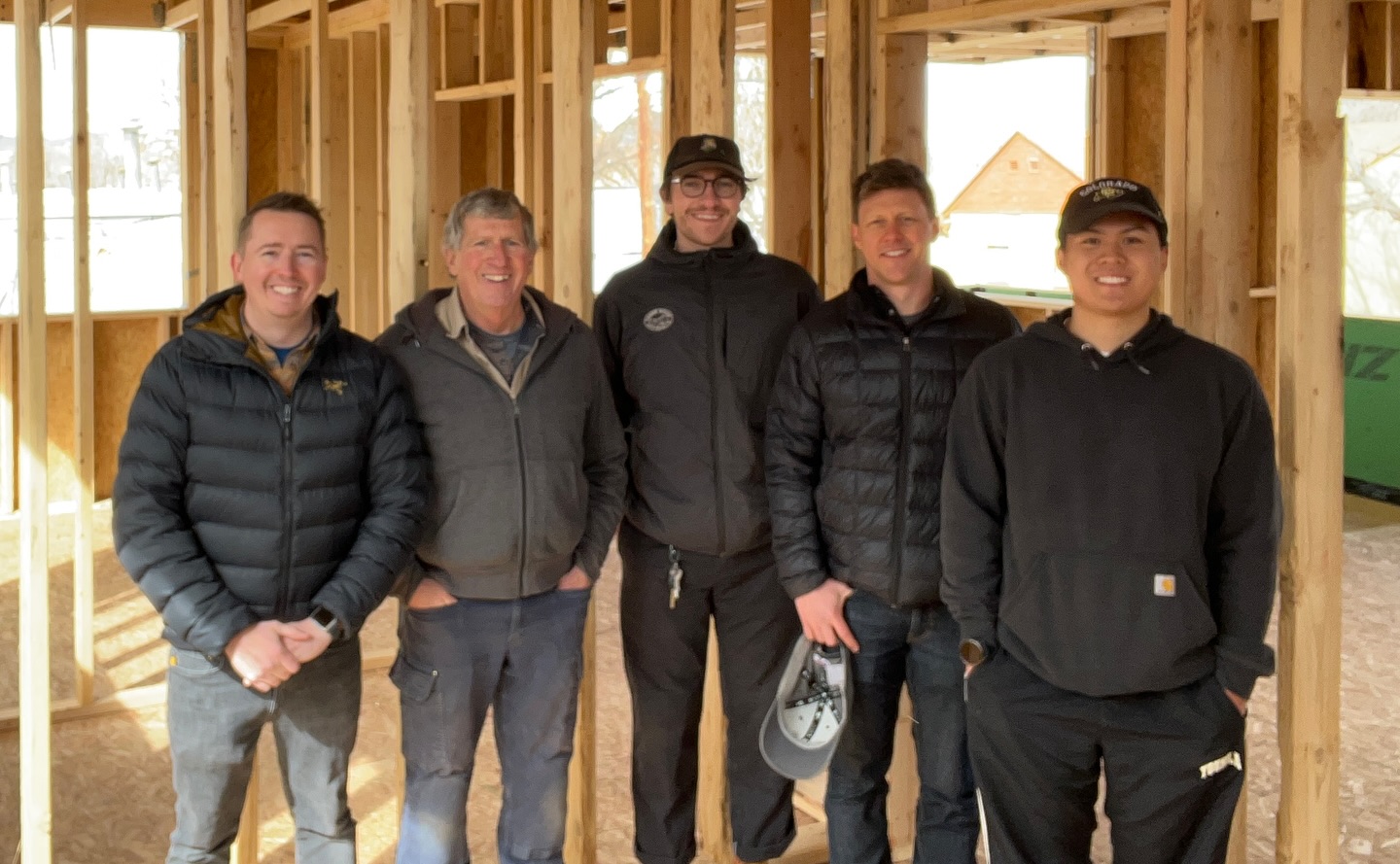 The Krick DB Crew Onsite.
From left to right: Matthew Krick, Ken Krick, Hunter Walhgren, Stewart Gohringer, Andrew Dang