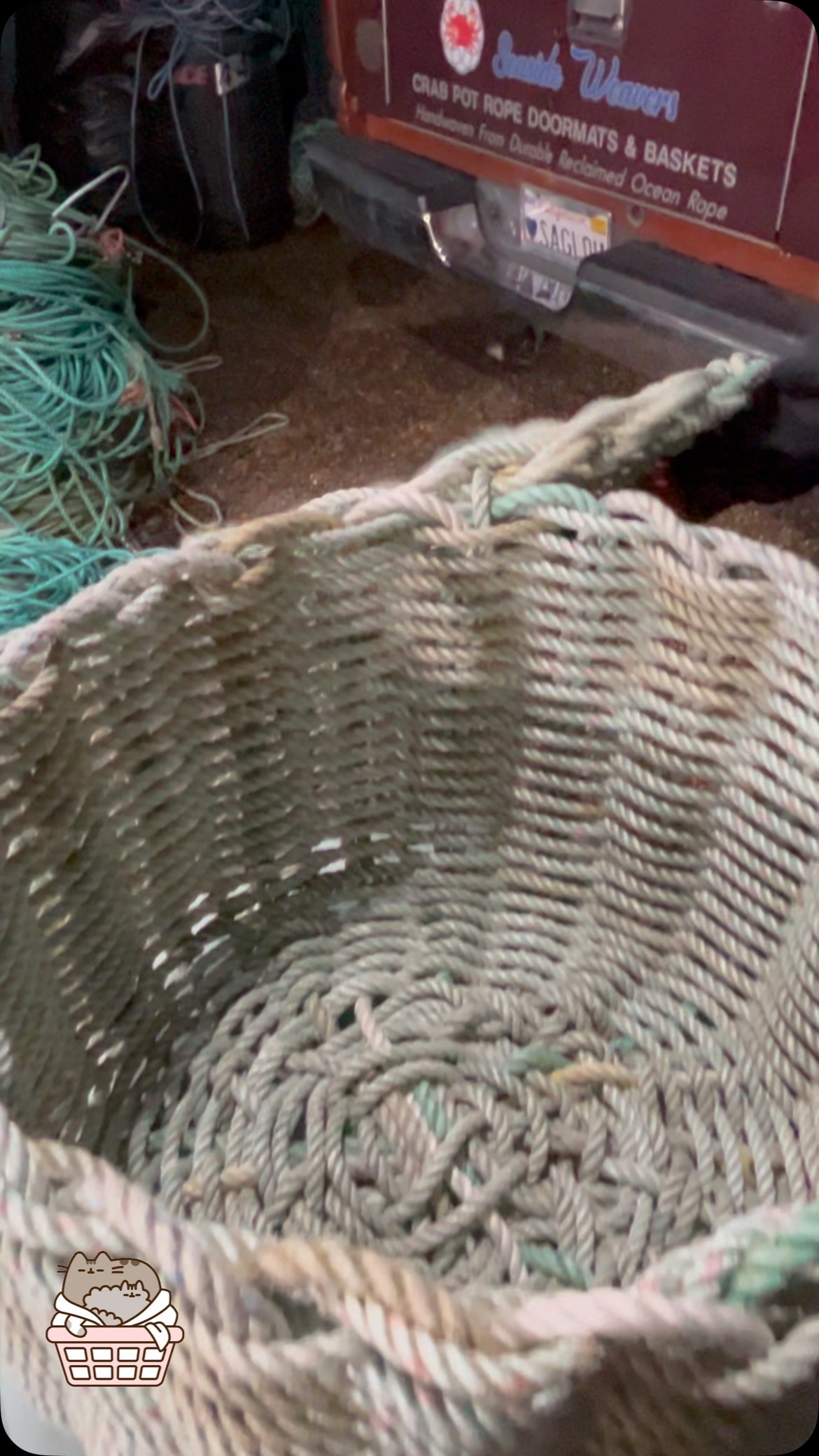 Per request from a woman at the Farmers market … check out what we came up with!
I’m saying laundry basket in the video but more like a hamper/indoor or outdoor toys/ … whatever makes you happy basket. It’s heavy and you probs wouldn’t want to be carting it around. DM if you’re interested. Without a lid or with one, we currently have 2 in stock.