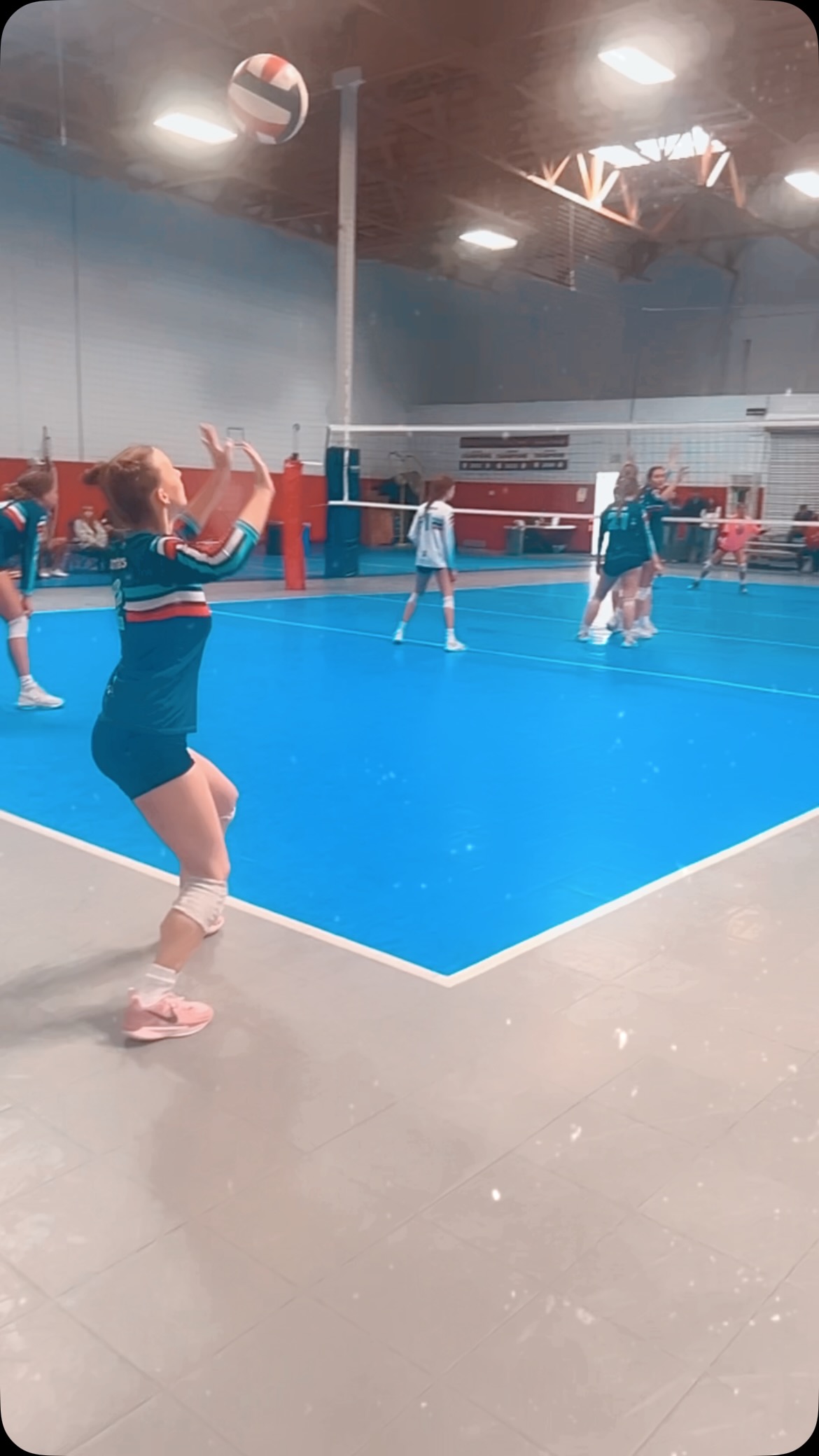 Congratulations to Team Katie for their 3-0 day that now has them tied for first place at the 2025 Volleyfest! #elevatevb #playasone #volleyfest