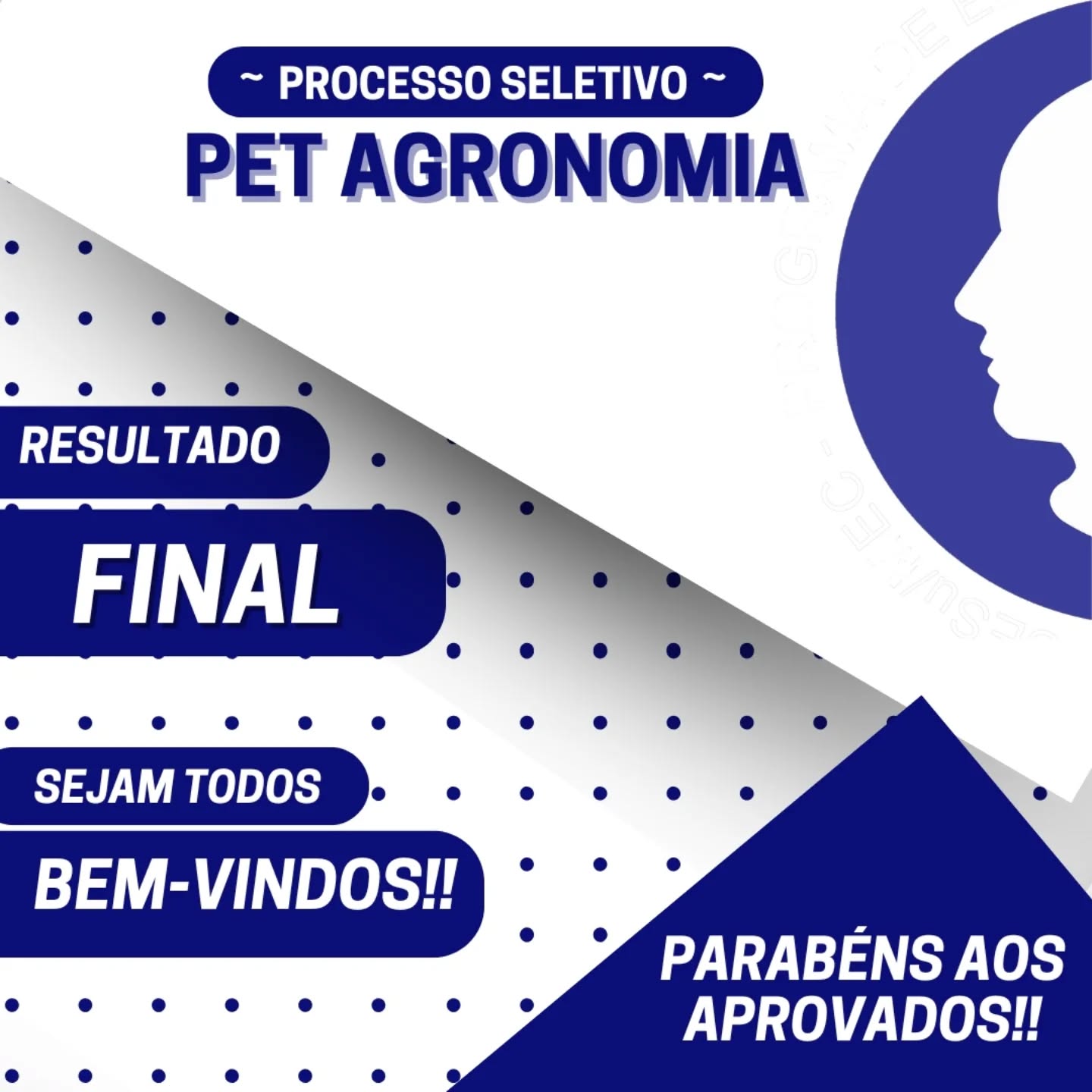 🎉🌱 Resultado da Última Etapa do Processo Seletivo!
Parabéns aos aprovados! Hoje celebramos a chegada de novos integrantes ao PET Agronomia. Sejam bem-vindos a essa jornada de aprendizado, troca de experiências e crescimento!
Agradecemos a todos que participaram da vivência e se dedicaram ao longo do processo. Aos que não obtiveram êxito desta vez, não desanimem! O caminho do conhecimento é feito de desafios e novas oportunidades sempre surgirão.
Estamos ansiosos para construir grandes momentos juntos! 🚜✨
#PETAgronomia #SejaBemVindo #NovaJornada #Agronomia #UFRA