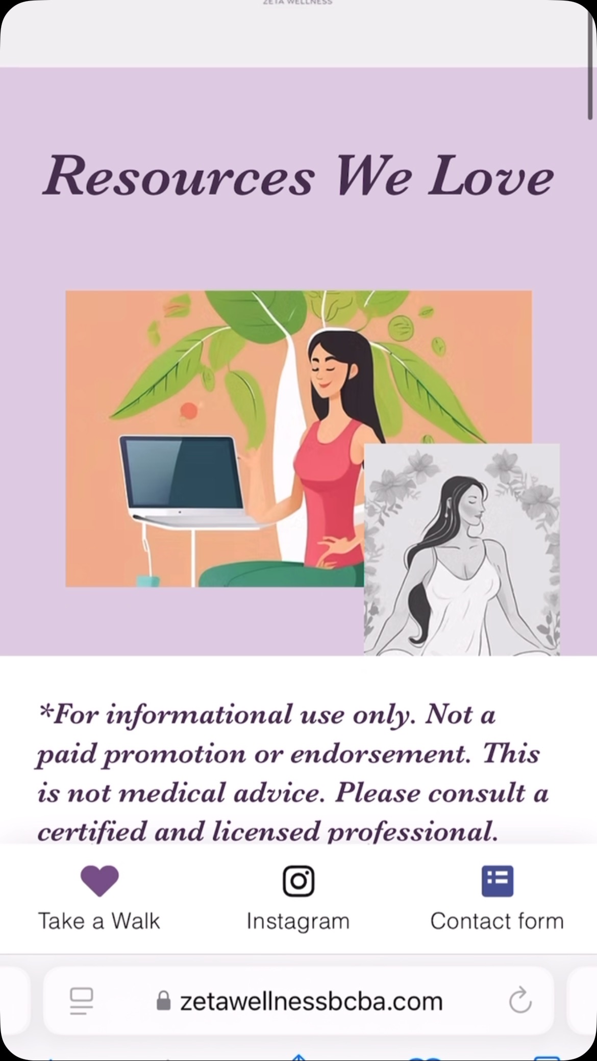 💟 These days it’s more important than ever that your wellness journey starts with the right resources! 💟 Check out these sites providing information on exercise, nutrition, stress, wellness, regulation, parenting, autism, trauma informed care, and other wellness topics. 🧘♀️✨ Link in bio 🔗
Remember, wellness isn’t just about one domain or one look for everyone —it’s about balance and awareness of different seasons of life! Take small steps and prioritize what feels right for you. Reach out if you’d like individualized support. You’ve got this! 🤍💪 #ZetaWellness #WellnessJourney #MentalHealthMatters #HealthyHabits #SelfCare