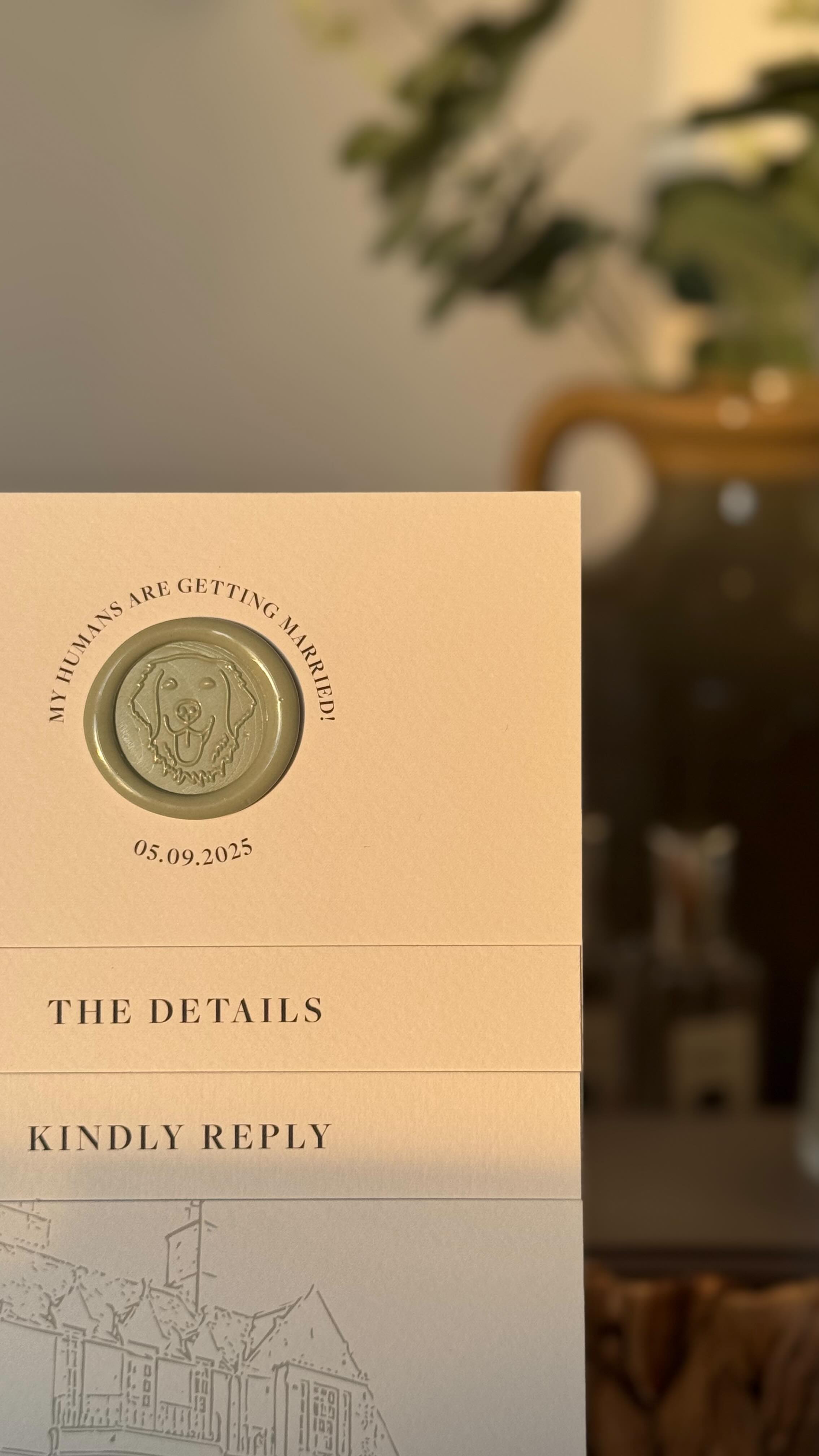 My artwork and my furry, floppy eared muse 🐶🎨
With my bespoke service, you can add as many personal details to your wedding stationery as you like, ensuring that it truly reflects who you are ❤️✨
I’d love to see photos of your furry babies, so go ahead and fill my DMs with your four-legged friends 🐶🐾🐱
#weddingstationery #bespokeinvitations #personalisedinvitations #weddingdetails #waxseals #petlover #weddingplanning #dogmum #dogdad #weddingdetails #weddinginspo