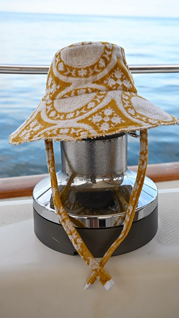 New hats coming in hot! Anchored in transition, stitched at sea ⚓️✨
Each hat is handcrafted form repurposed vintage towels - giving new life to legacy textiles. Each piece is one of a kind, just like you.
Just in time for spring, each hat will transport you somewhere warm and tropical no passport required 🌺☀️🌴
Limited drop of 8 hats launching Thursday March 19th at 5:30pm EST.