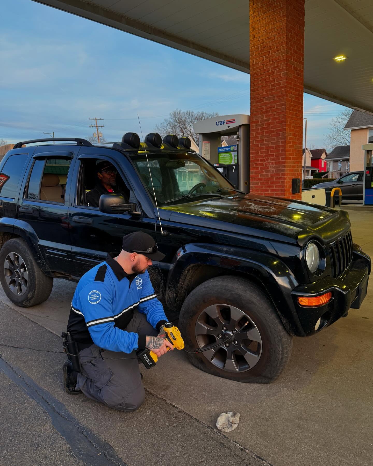 From filling up tires and jumpstarting batteries to rescuing stray pups, our team is always ready to help!