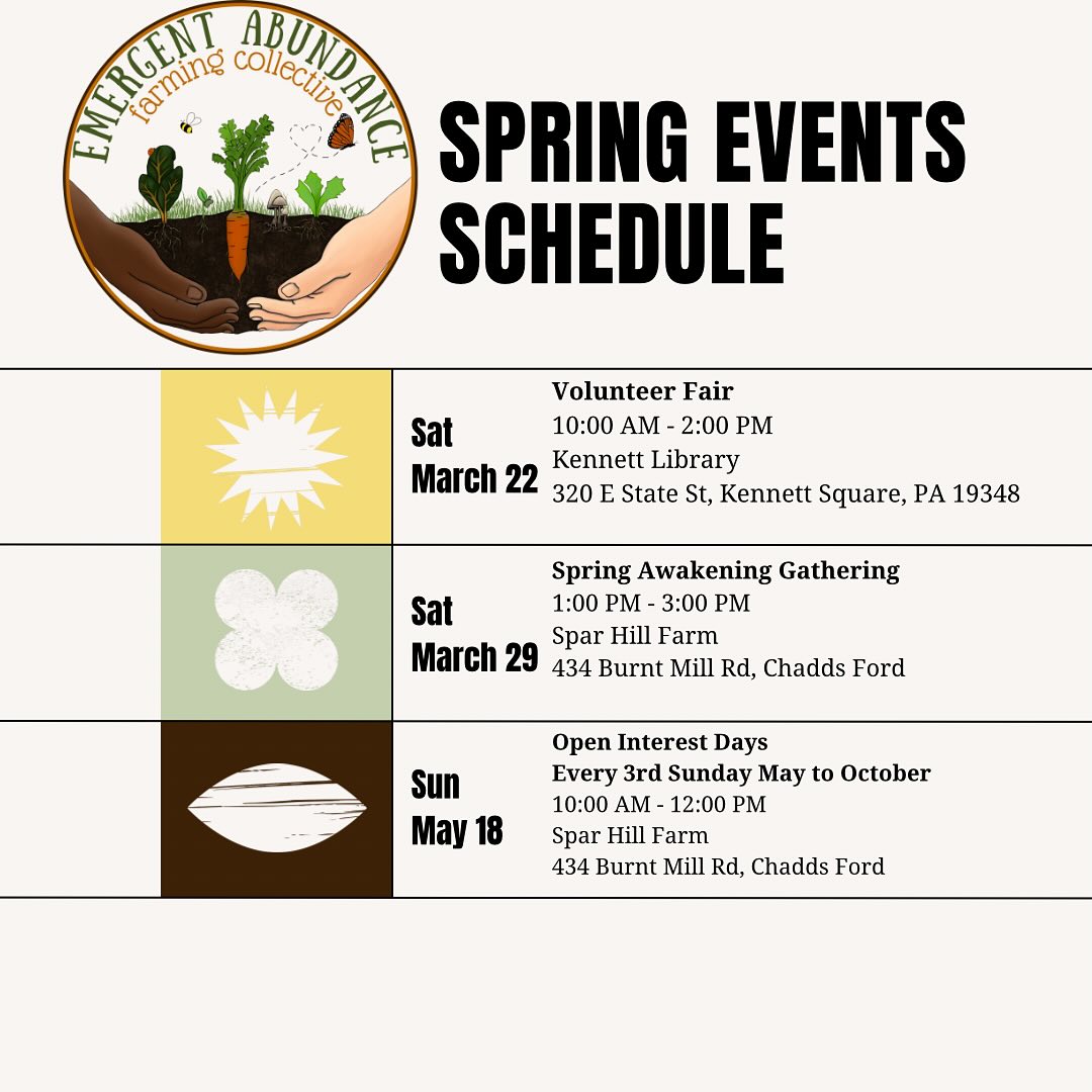 Mark your calendars for some fun opportunities to connect with us this spring!