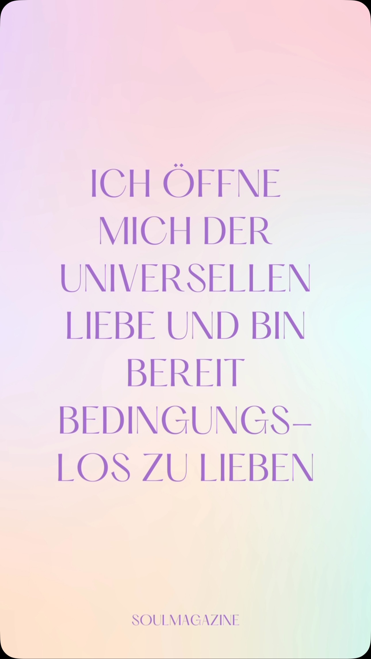 Nutze diese Woche die Energien und manifestiere dir deine bedingungslose Liebe ❤️
👉 Speichere dir den Beitrag ab und schaue dir das Video mehrmals täglich an 👀
#soulmagazine #humandesign #liebe #affirmation #affirmationfürliebe #transformation #manifestieren