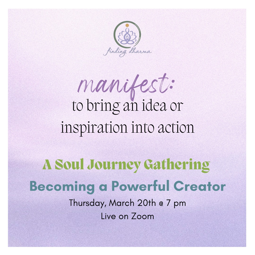 Let's explore how we are all becoming powerful #Manifesters this month!
March's #SoulJourney Conversation is all about #BecomingaManifester using Universal #LawsofCreation and your #SoulConnection ๐ซ
โญ๏ธ How the process of manifesting has evolved over the last decades
โญ๏ธ How you can use the Universal Divine Laws to become a powerful manifester
โญ๏ธ How a deeper connection with your soul is the key to knowing what you truly want to create in this world
โญ๏ธ How you can unblock yourself through mindfulness
Link is in my bio or on my website www.finding-dharma.com .
#findingdharma #manifestingyourlife #becomingacreator #creatingyourlife #Manifestation #PersonalGrowth #SpiritualAwakening #ManifestingAbundance #ConsciousCreation #UniversalLaws #SelfDiscovery #EmpowerYourself #Mindfulness