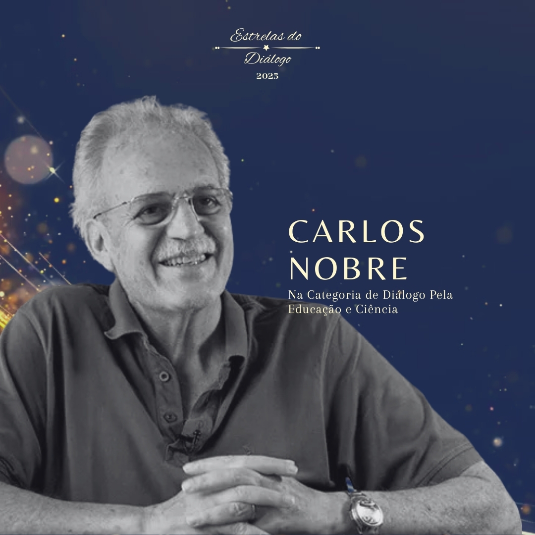 Por quê Carlos Nobre?
Carlos Nobre é um dos mais influentes cientistas climáticos do Brasil, com uma trajetória dedicada à pesquisa sobre a Amazônia e os impactos das mudanças climáticas. Seu trabalho não se limita ao meio acadêmico, mas se estende ao diálogo com comunidades locais, organizações ambientais e formuladores de políticas públicas, buscando soluções sustentáveis para a preservação dos ecossistemas e o enfrentamento da crise climática. Ao longo de sua carreira, Nobre tem defendido a importância da ciência como ferramenta essencial para o desenvolvimento sustentável, alertando sobre os riscos do desmatamento e das mudanças ambientais para o futuro do planeta.
Ele se destaca na divulgação científica, tornando temas complexos acessíveis ao público e promovendo o engajamento social em torno da preservação ambiental. Seu compromisso com a ciência, a sustentabilidade e a democratização do conhecimento faz dele um forte candidato ao Prêmio Estrelas do Diálogo, na categoria Diálogo Social.
(Dévido a sua agenda intensa, Carlos Nobre não conseguiu participar no evento. Em lugar dele, seu representante, a diretora do Instituto de Estudos Avançados da USP (IEA-USP), Profa. Roseli Lopes recebeu o prêmio.)
@ieausp
@drluanaaraujo