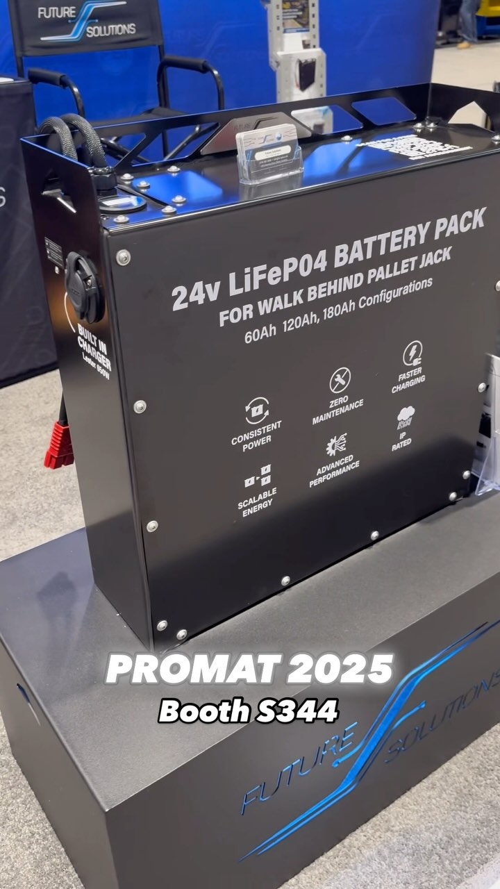 We’re excited to be partnering with @discoverenergysystems at the PROMAT 2025 show at the McCormick place in Chicago. It’s going to be a great week of helping companies and manufacturers understand about the cost savings and benefits of a lithium power solution in their industrial applications.