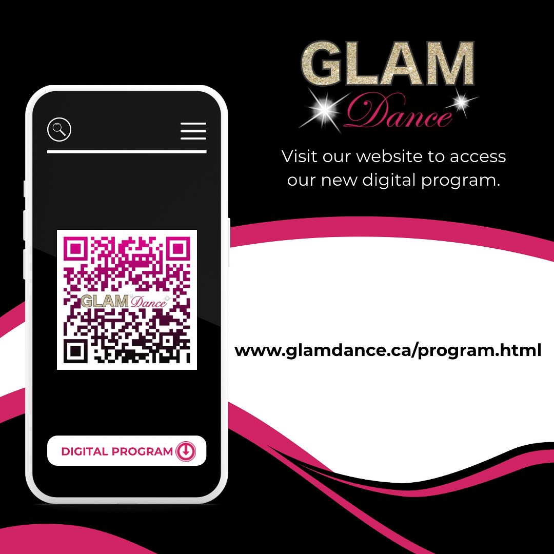 We’re going digital!
Get the full program on your mobile device for FREE. Scan the QR codes around the theatre, or visit our website to access. Also available on the Dance Bug app.