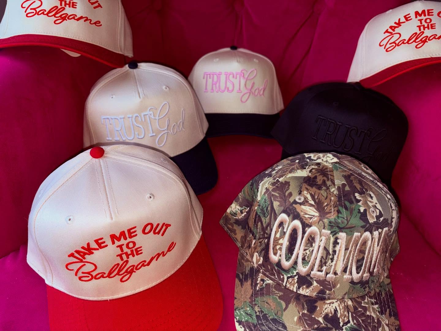 SOOO many caps just dropped on our site!! $25
use code SAVE for 15% off your order now through Friday.
Need a custom? Email us at eliteodessa2@outlook.com there is no price increase for custom wording.
Www.dancidukesboutique.com