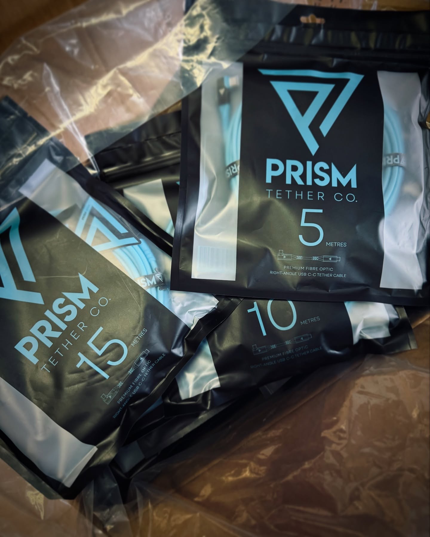 PRISM HAS ARRIVED! Less than a week to go before you can get your hands on your Prism Tether cable! #prismtether