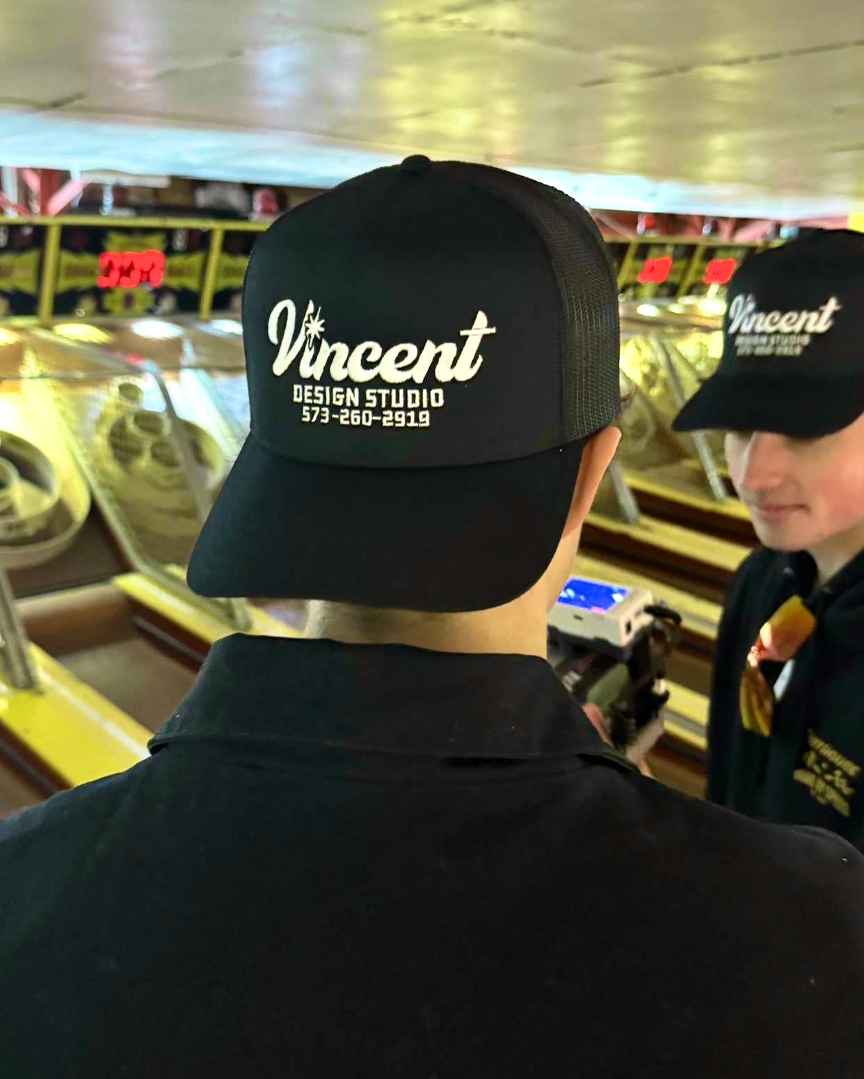 The Vincent Team Trucker is live! #linkinbio
This hat is built for anything wear it up, down, or toss it around. It can handle it.
And let’s talk about the color. Black goes with everything. Seriously, try to name a color that doesn’t work with black.
White? Gray? Even blue? Okay… maybe not blue, I don’t know. But that’s beside the point, black just makes everything look better.
Alright, enough talk. Here’s why you need this hat:
✅ Classic trucker fit
✅ Embroidered “Vincent” logo
(no heat press patch here)
✅ Mesh back for breathability
✅ Snapback closure for the perfect fit
✅ Built for the ones who get it done
Big shoutout to @malibublueprinting for keeping us dialed in.
#LakeoftheOzarks #truckerhat #designstudio #designstudiolife