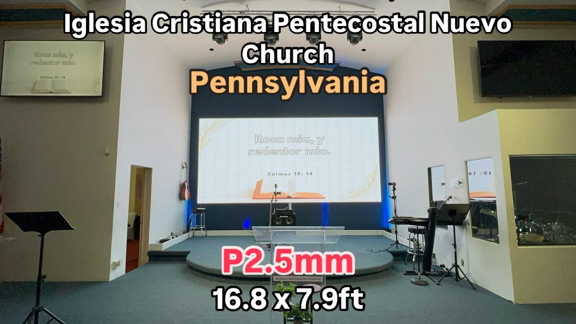 Another successful installation! The P2.5mm LED display perfectly meets the church’s needs—affordable, high-resolution, and easy to install and maintain.
Check out our P2.5mm 16.8 x 7.9ft LED video wall.
3-year warranty
US-based company
Free shipping
Thank you for trusting us!
Contact us now:
📞1-425-550-6976
📧info@xcolorledusa.com
#ledvideowall #houseofworship #churchsocialmedia #ledscreen