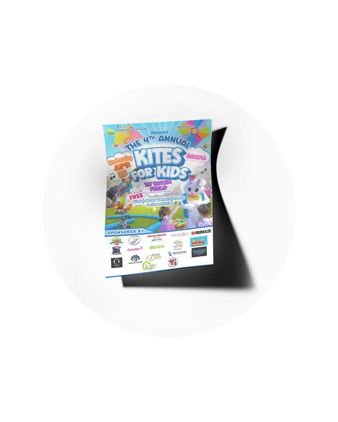 Flyer design for the 4th Annual Kites for Kids event! 🪁✨ Save the date and spread the word—it’s going to be full of fun for the whole family!
Tag and share with your loved ones and come out and have fun! 💙 #easterevents #flyerdesigners #bermudagraphicdesigners #graphicdesigncentral