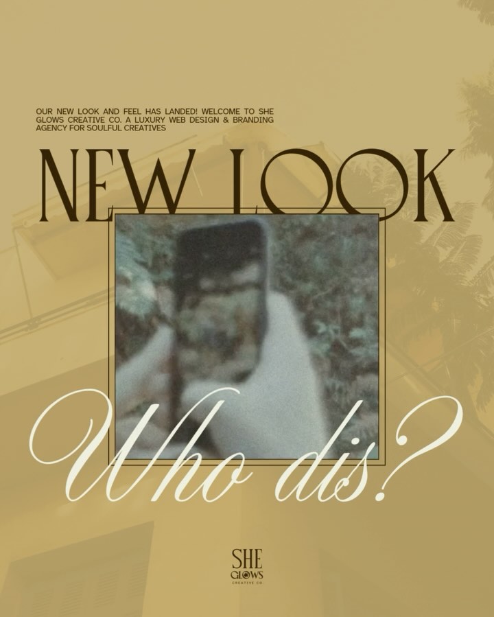 The new She Glows is here.
And it’s here to make change ✨
We are now dedicated to ONE thing: helping purposeful, change-making creatives step into a brand and website that reflects their worth.
We’re making an impact through our new services of luxury web and brand design for the bold and ambitious creatives…because your business deserves better than a website “that’ll just do”.
I was once where you are, so I get it - you’ve worked hard to build something meaningful, but when it comes to your brand’s visuals and online presence, it still doesn’t quite feel like you. Our new She Glows era is here to make your brand look beautiful and bring in your dream customers.
Ready to launch your dream website and brand? Book in for a free strategy session through the link in our bio - I’ll be seeing you in the chat room!🤎
#websitedesign #luxurywebsite #luxurydesigner #branddesigner #luxurybranddesigner #brandreveal website design for luxury brand, luxury brand designer, brand reveal