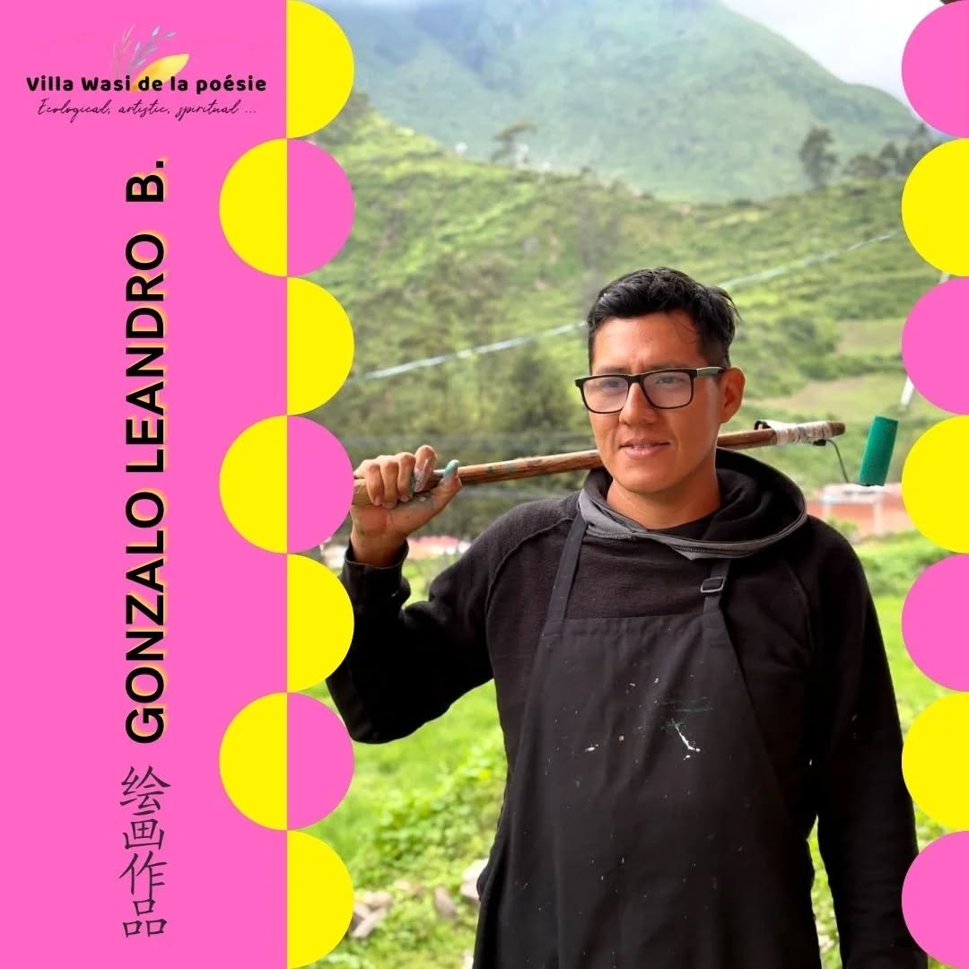 Cada año deseamos invitar a un artista peruano a venir en residencia. Le presentamos al primer artista que tendremos el placer de recibir esta temporada!
🌿 Gonzalo Felipe Leandro Bentura es un artista que combina el dibujo, la pintura, el lettering y la ilustración digital. El estudió en Bellas Artes en Lima y es cofundador del estudio @brochagorda desde 2013, con el objetivo de difundir los gráficos populares peruanos. El pasará en particular la primavera de 2025 en Europa para dirigir varios proyectos.
🌿 En residencia en @villa_wasi_de_la_poesie_ y a través del taller “Letra Ancestral” se invitará a los habitantes de #Lagunas a experimentar con técnicas de lettering, integrando símbolos de su cultura con elementos de la flora y fauna local. Por otra parte, el taller “Animales de Poder” invitará a los participantes a explorar diferentes formas de representar a los animales que han sido símbolos de poder y sabiduría en la tradición amazónica, como el otorongo y otras especies emblemáticas