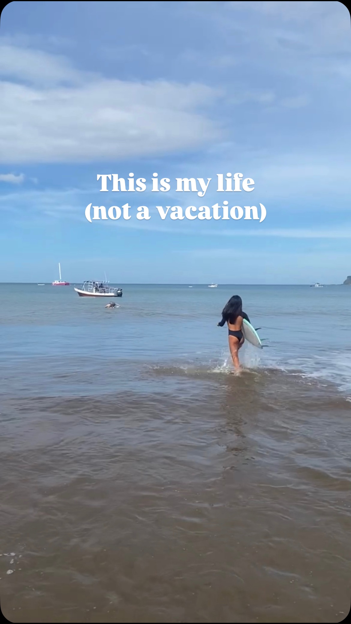 Big-city girl turning a vacation into a lifestyle 🧘🏻♀️🏄🏻♀️✈️
I didn’t plan this, but followed a deep knowing- the calling was so clear, and embodied, that I couldn’t ignore it anymore. And when it’s time, the fear and doubt just move aside and I leaped. My mind was surprised but at ease.
Intuition is our greatest compass of the soul- it doesn’t follow logic, thinking, planning; and there’s no five-year roadmap, no step-by-step manual. Just TRUST- following the pull, staying present and letting it unfold. And somehow, I’ve been supported every step of the way.
This is not a flex- living this life has many challenges. But this is the reality I manifested- no longer a dream vacation, it’s a sustainable life with all the ebbs and flows that I don’t ever wish to escape from.
Our mind can get stuck in one version of reality and forget we have the power to rewrite it. But we do. We always do.
DM me “TRUST” to learn more on your unique journey of following your soul-purpose.
#nicaragua #surflife #sustainableliving #mindfullife #islandlife #escape #manifestation #surftravel