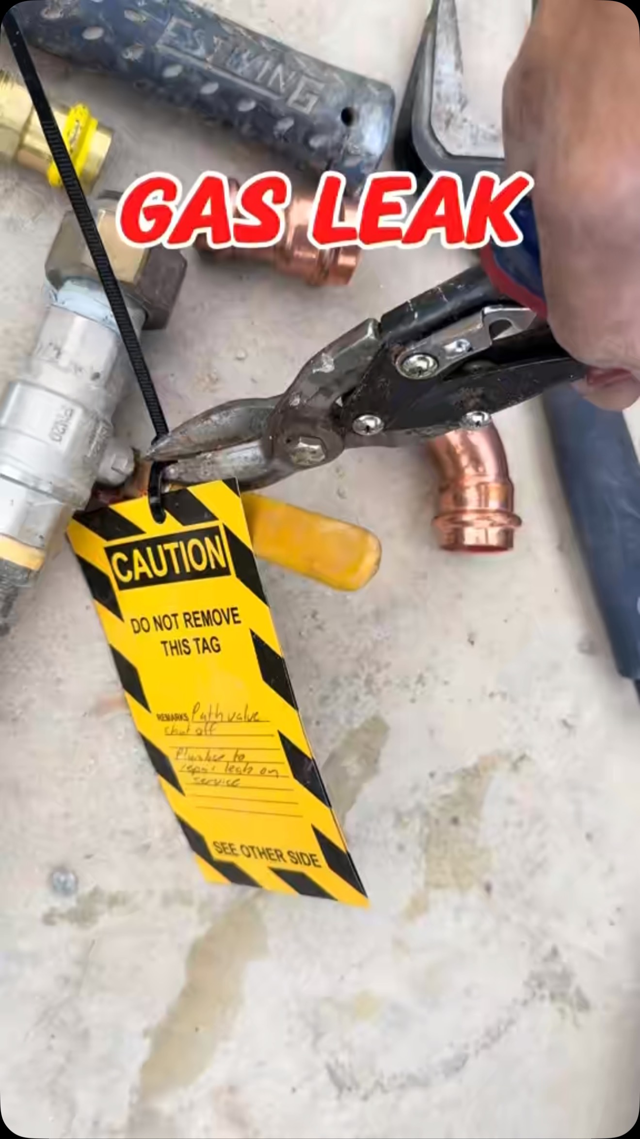 GAS LEAK #ngoplumbing