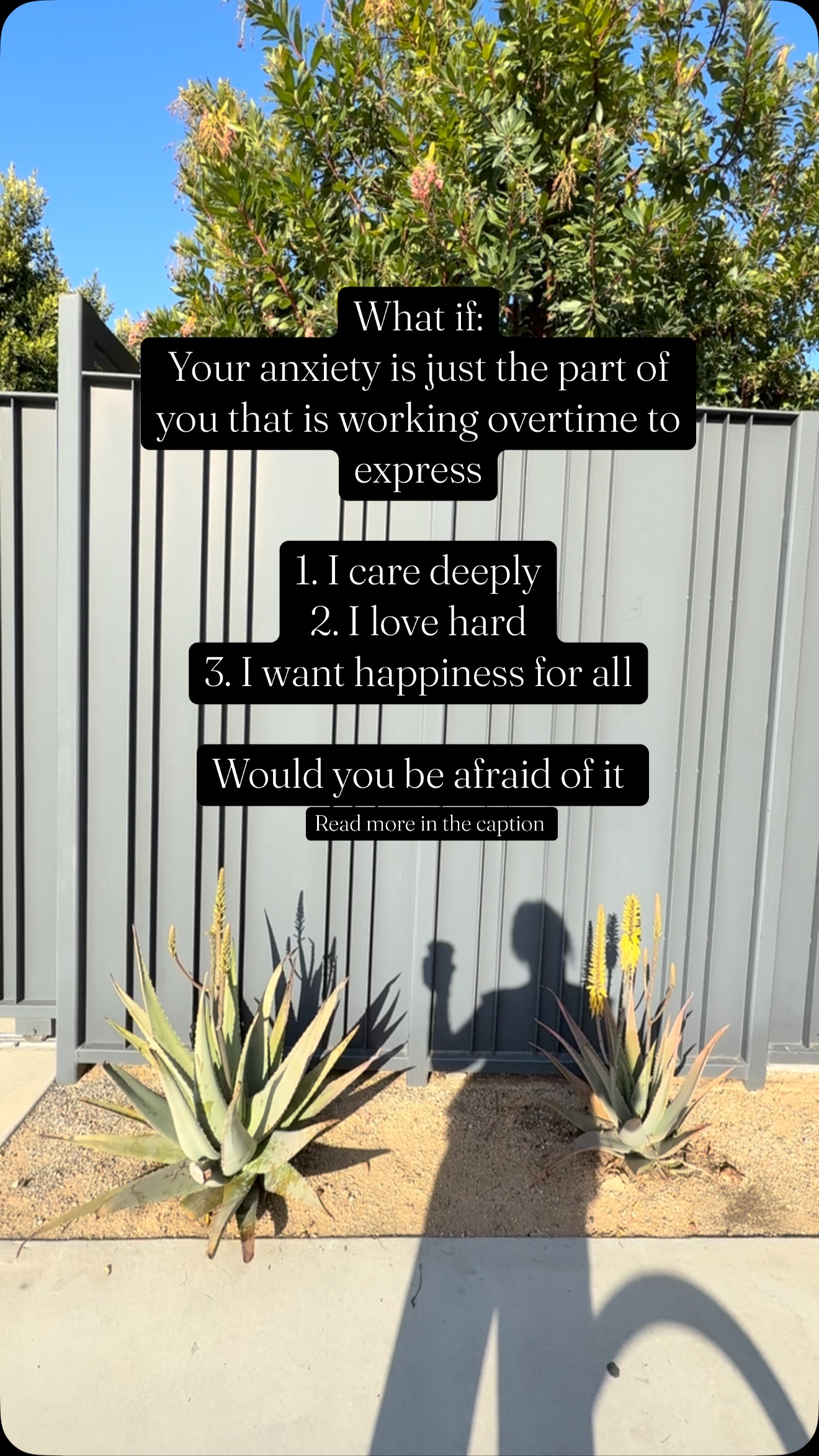 The anxiety that fixates on our impact—the way we show up in the world, the choices we make, how others perceive us—often comes from a deep sensitivity and an even deeper longing to be accepted and loved. We want the best for everyone, but really, we just want ease—ease in our nervous system, in our relationships, in how we exist within ourselves.
This emotional intensity isn’t a flaw—it’s proof of our capacity for empathy and care. But too often, we shame ourselves for it, fearing our own depth. Instead of suppressing this anxiety, what if we saw it as a guide? A signal, not a sentence. When we lean in with curiosity and gentleness, framing it as a deep desire for love and ease, we create space for compassion rather than fear. This is the real work—building a relationship with our anxiety rather than reacting to it. No more panic on top of the panic. Just understanding, regulation, and the freedom to move through life with greater ease. ✨
#Perfectionism #PeoplePleaser #EmotionalIntelligence #AnxietyAwareness #GrowthMindset