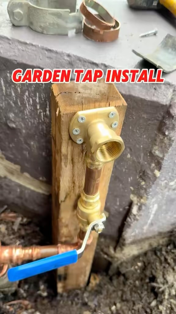 GARDEN TAP INSTALL #ngoplumbing