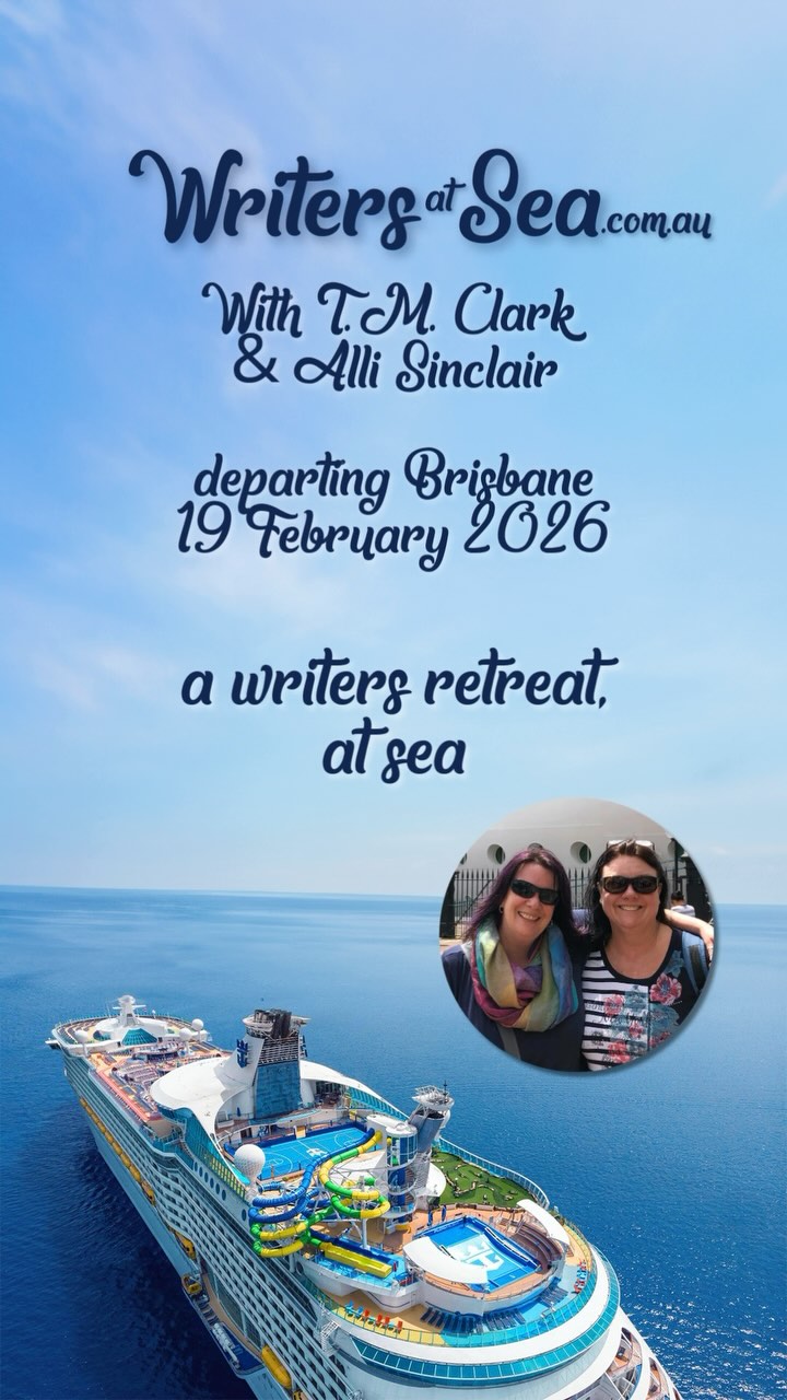 We are delighted to announce the next Writers at Sea Retreat, an opportunity to combine your passion for writing with an unforgettable ocean voyage. Join bestselling authors Alli Sinclair Author and T.M.Clark - Author for a nine-day retreat aboard the Voyager of the Seas, departing from Brisbane, Australia.
Retreat Dates: 19 – 27 February 2026 - 8 wonderful Nights!
For more details and to reserve your spot, please visit www.WritersAtSea.com.au