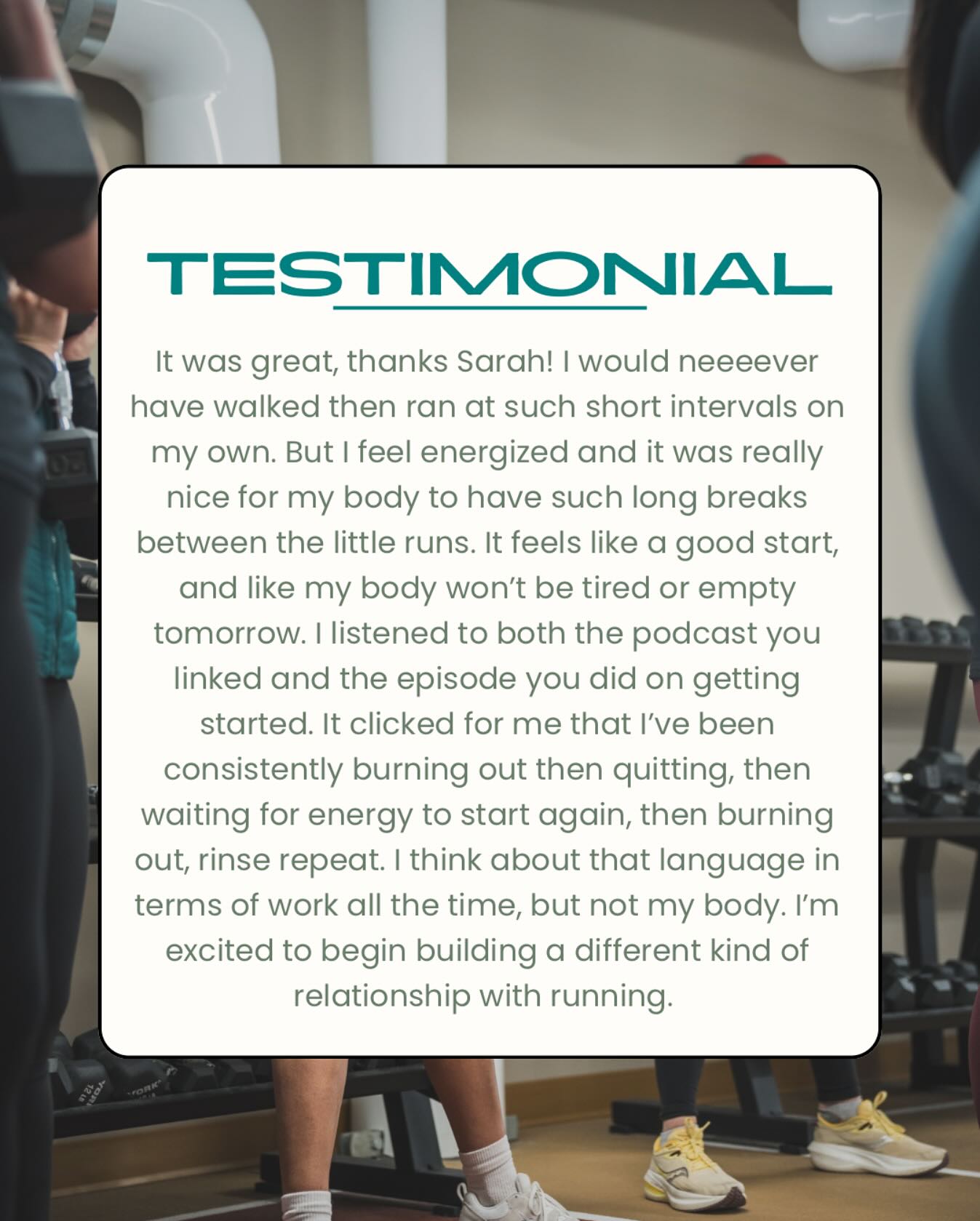 These are the types of message I live for! I love seeing the light bulb moment for runners, especially when it comes to learning to slow things down and really focus on how your body feels during/after a run. Far too often I see people running their easy runs far too fast, and this causes burn out, fatigue or injury. The goal is to be able to show up to key runs well rested and ready to put a solid effort in, but you canât do that when youâre constantly pushing your easy runs.
Carolyn and I from @inspiredsolescast discussed this very thing on episode 218, hence the podcast reference in this review. Have a listen to it!
Forever grateful to do what I love đ
#runcoach #onlineruncoach #runtrainfuel #winnipeg #manitoba #personaltrainer #podcast #marathontraining #community