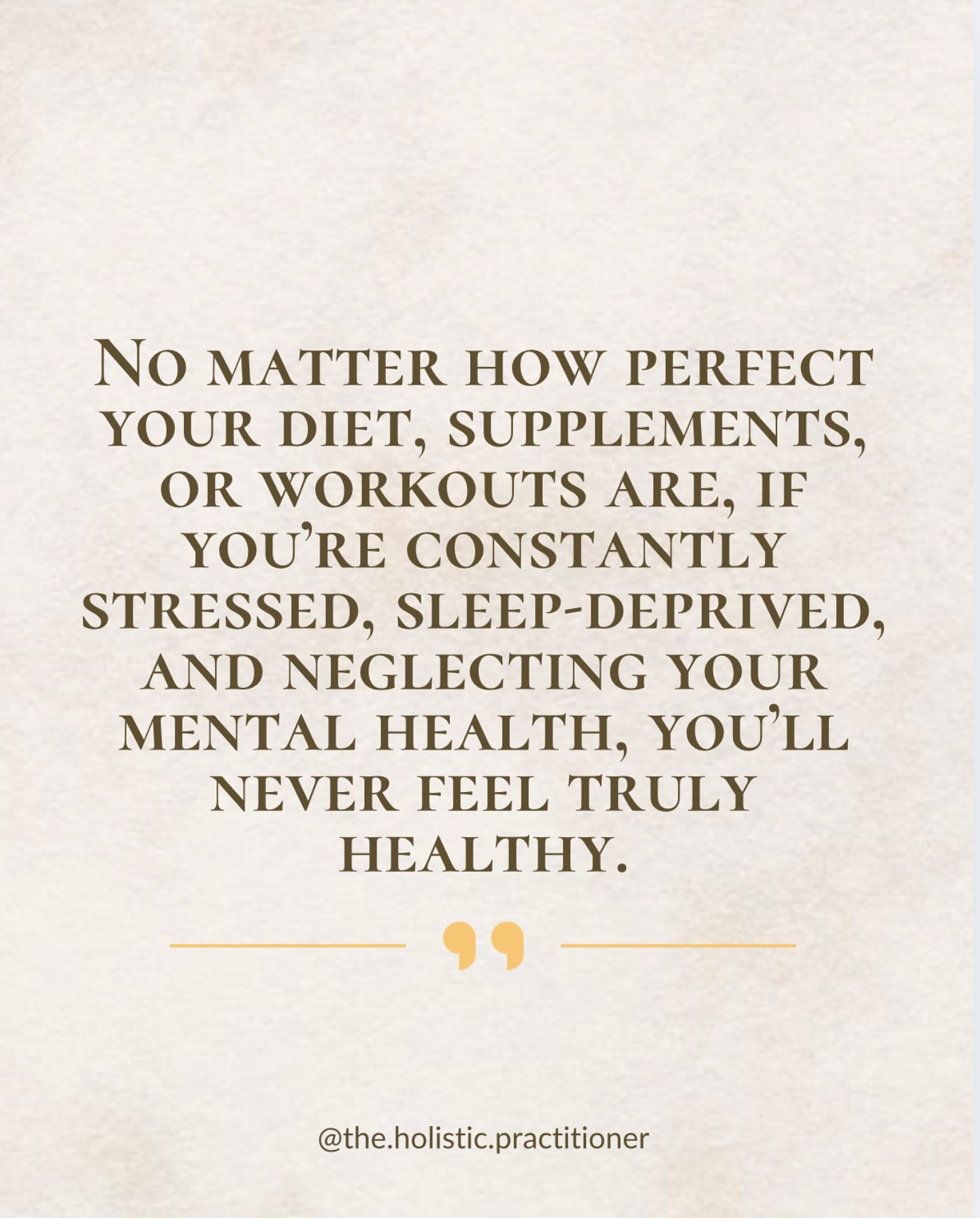 I used to think that as long as I was eating right and working out, I was doing everything I needed for my health. But the truth is, no amount of clean eating or exercise can make up for constant stress, lack of sleep, and neglecting my mental well-being.
Lately, I’ve been focusing just as much on rest, boundaries, and peace as I do on my workouts and nutrition because real health is about balance, not just discipline.
Anyone else learning this the hard way? Let’s talk in the comments.
#HolisticHealth #MindBodyWellness #SelfCare