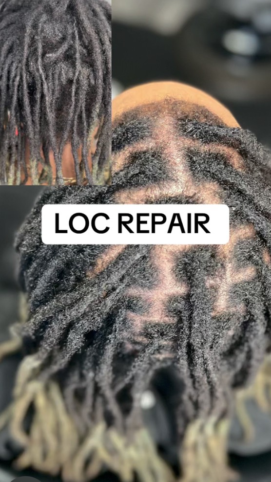 Book now at www.TheHairgician.com #locs #dreads #locrepair #loctician #beforeandafter #barber #haircut #fade #marylandsalon #haircare #locstyles #locmaintenance