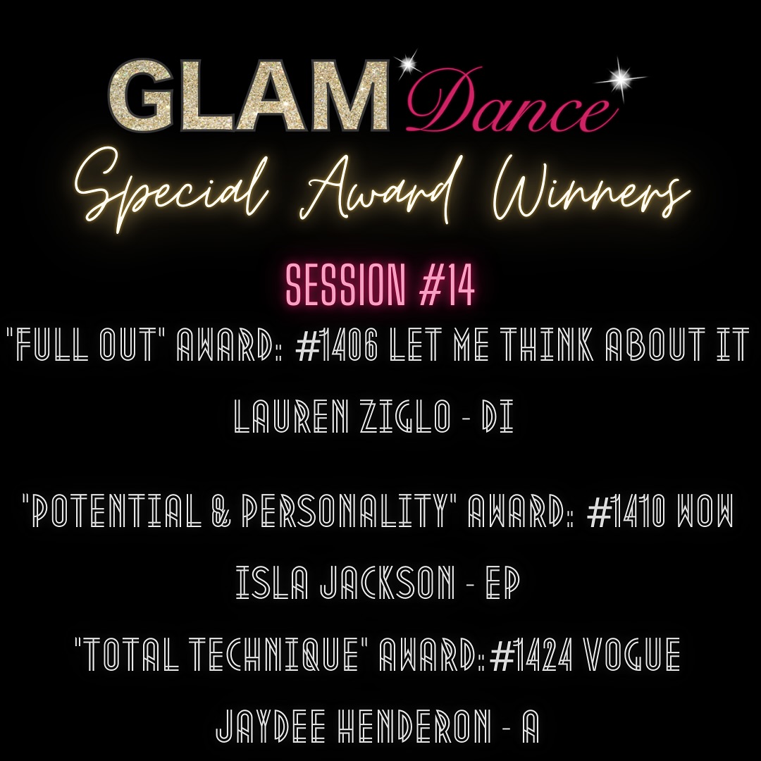 Day 3 Special Award Winners! ✨