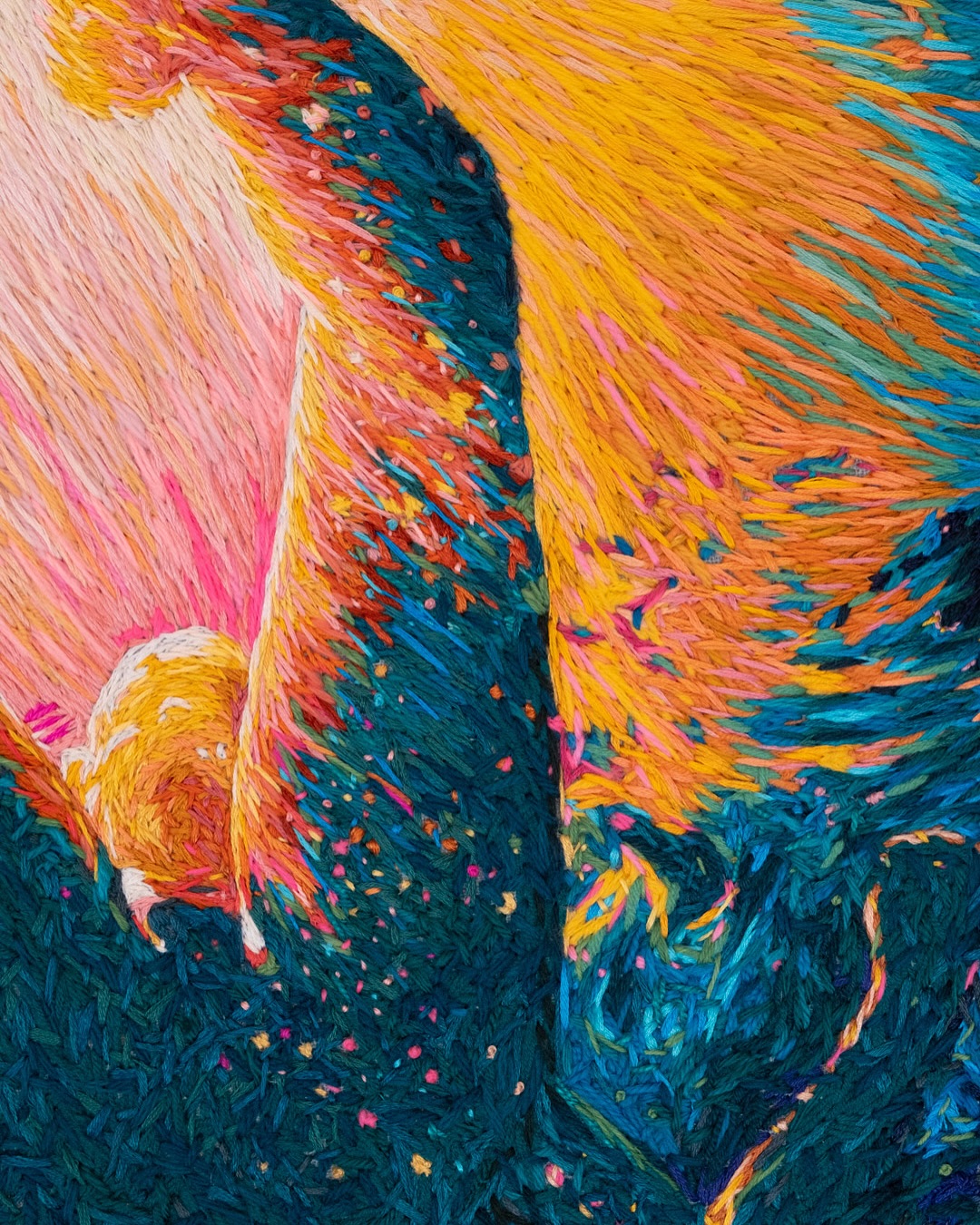 I finally get to announce that in two weeks I will be exhibiting new work in the exhibition ‘Head Under Water’ in Riebek-Kasteel. The show hosts work by @gwyn_studio , @kristenmcclarty_art and moi. Three artists working with process-driven mediums, exploring the transient nature of a body moving through space and examining the impact on its physicality, memory and form.
Please join us Sunday 6 April from 11:30 for the opening, or pop in before the 27th April to see the show at @rkcontemporary
These works are a new exploration of how I use thread, while weaving in my love for film photography and obsessions with the mistakes. I can’t wait to have this on a wall and find out how easy it is to see her. Can you see her?
#embroidery #needlework #threadworkembroidery #fibreart #stitchpainting