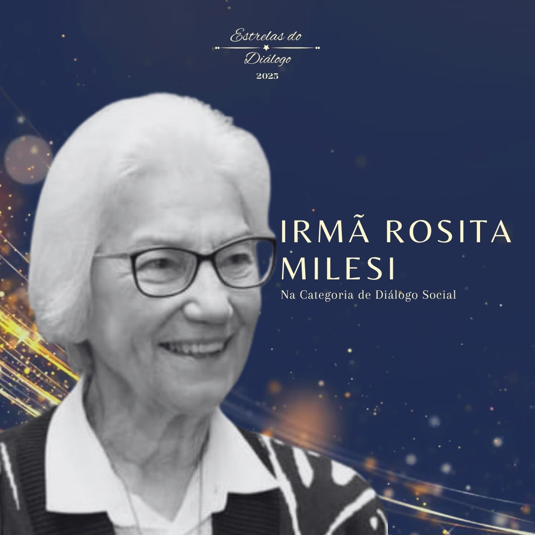Por quê Irmã Rosita?
Irmã Rosita Milesi é uma referência na defesa dos direitos de migrantes e refugiados no Brasil, dedicando sua vida à promoção da dignidade humana e da inclusão social. Como religiosa e especialista em migração, tem atuado por décadas no acolhimento e na integração de pessoas em situação de vulnerabilidade, facilitando o diálogo entre culturas e promovendo políticas públicas mais justas para aqueles que buscam um novo começo no país.
Seu trabalho envolve desde assistência humanitária até a articulação com instituições nacionais e internacionais, sempre com um olhar atento para a construção de uma sociedade mais solidária e inclusiva. Além disso, Irmã Rosita tem sido uma voz ativa na defesa dos direitos humanos, utilizando sua experiência para sensibilizar a sociedade sobre os desafios enfrentados por migrantes e refugiados. Seu compromisso com a justiça social, o respeito às diversidades e a construção de pontes entre povos e culturas faz dela uma forte candidata ao Prêmio Estrelas do Diálogo, na categoria Diálogo Social.
(Dévido a sua agenda intensa, Irmã Rosita Milesi não conseguiu participar no evento. Em lugar dela, sua representante recebeu o prêmio.)
@institutomigracoes
@betovasconcelos_