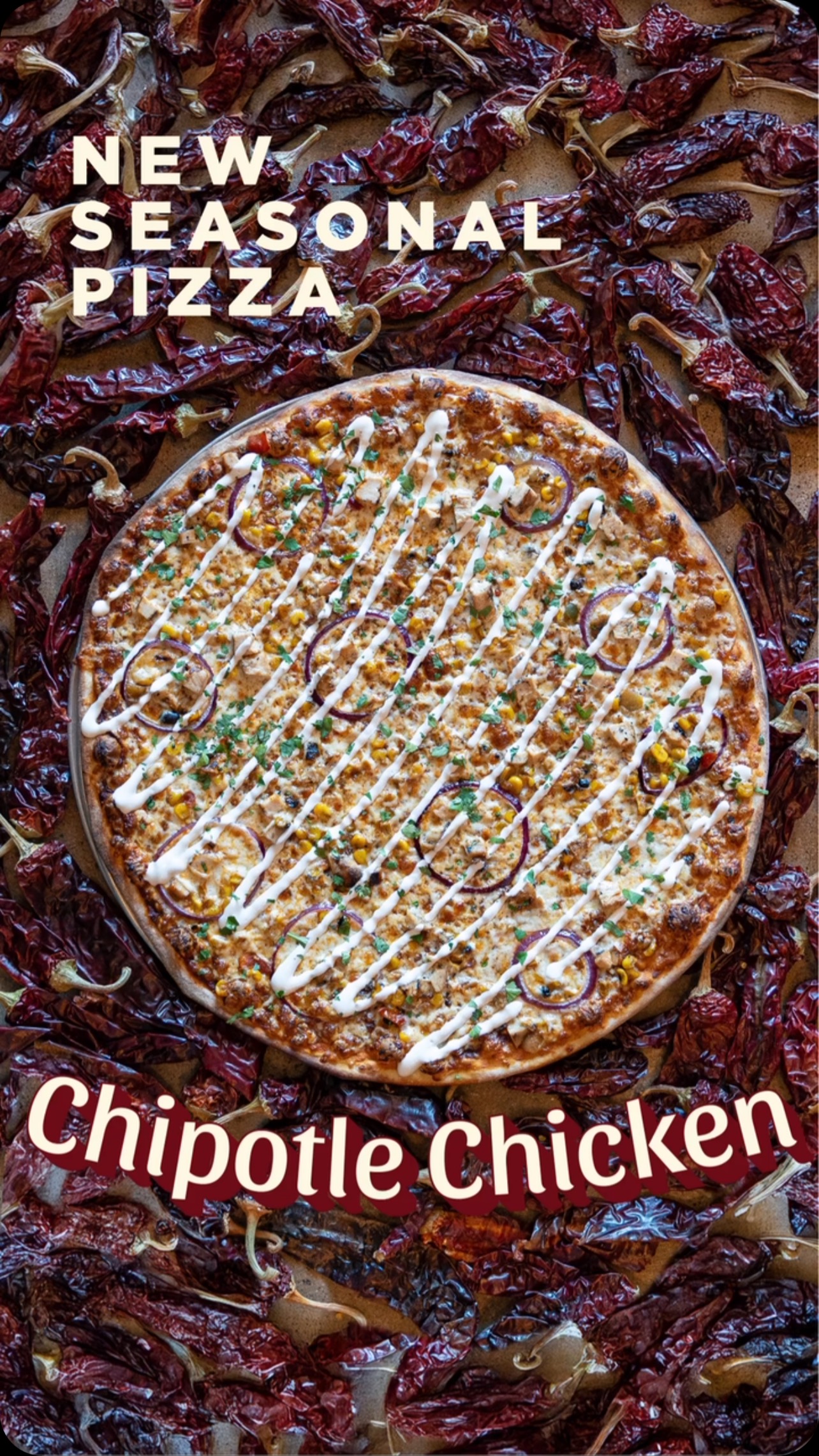 🚨New Seasonal Pizza Drop🍕 - The Chipotle Chicken Pizza has arrived and it packs a smoky, spicy and cheesy flavor 💣. 🔥 Smoky & spicy Chipotle Sauce
🔥 Juicy Grilled Chicken
🔥 Bold Black Bean & Corn Salsa
🔥 Zesty Red Onions
🔥 Gooey Mozzarella & Cheddar
🔥 Fresh Cilantro & a Lime Sour Cream Drizzle to tie it all together!
This is a flavor explosion you don’t want to miss. Available NOW through May at both GAPCo locations! Who’s grabbing a slice? #gapco #seasonalpizza #slaypizza #greenvilleavenuepizzacompany #pizzaslayer #chipotlepizza #spicypizza #pizza #dallas